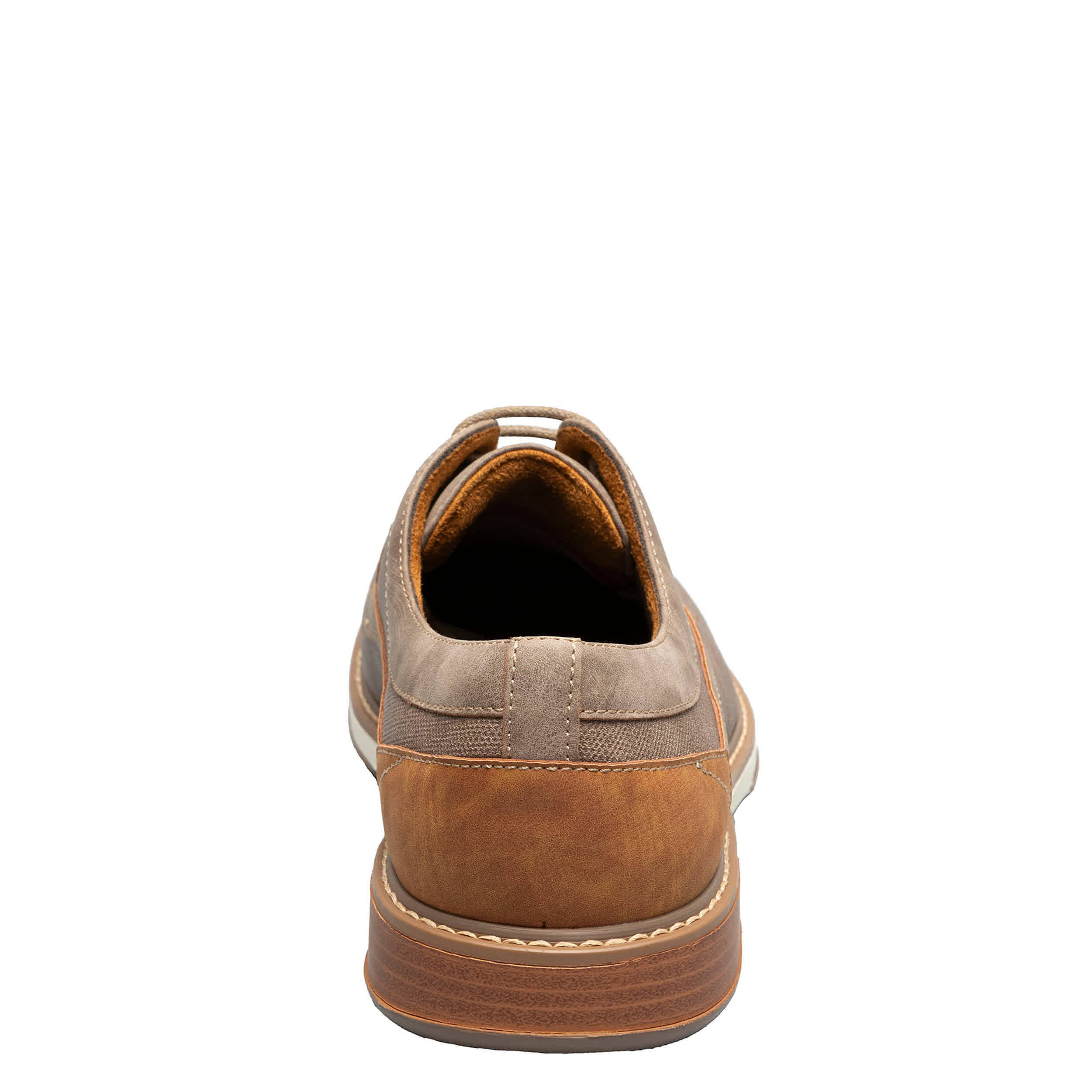 STACY ADAMS-MENS PHINEAS OXFORDS-TAUPE & 