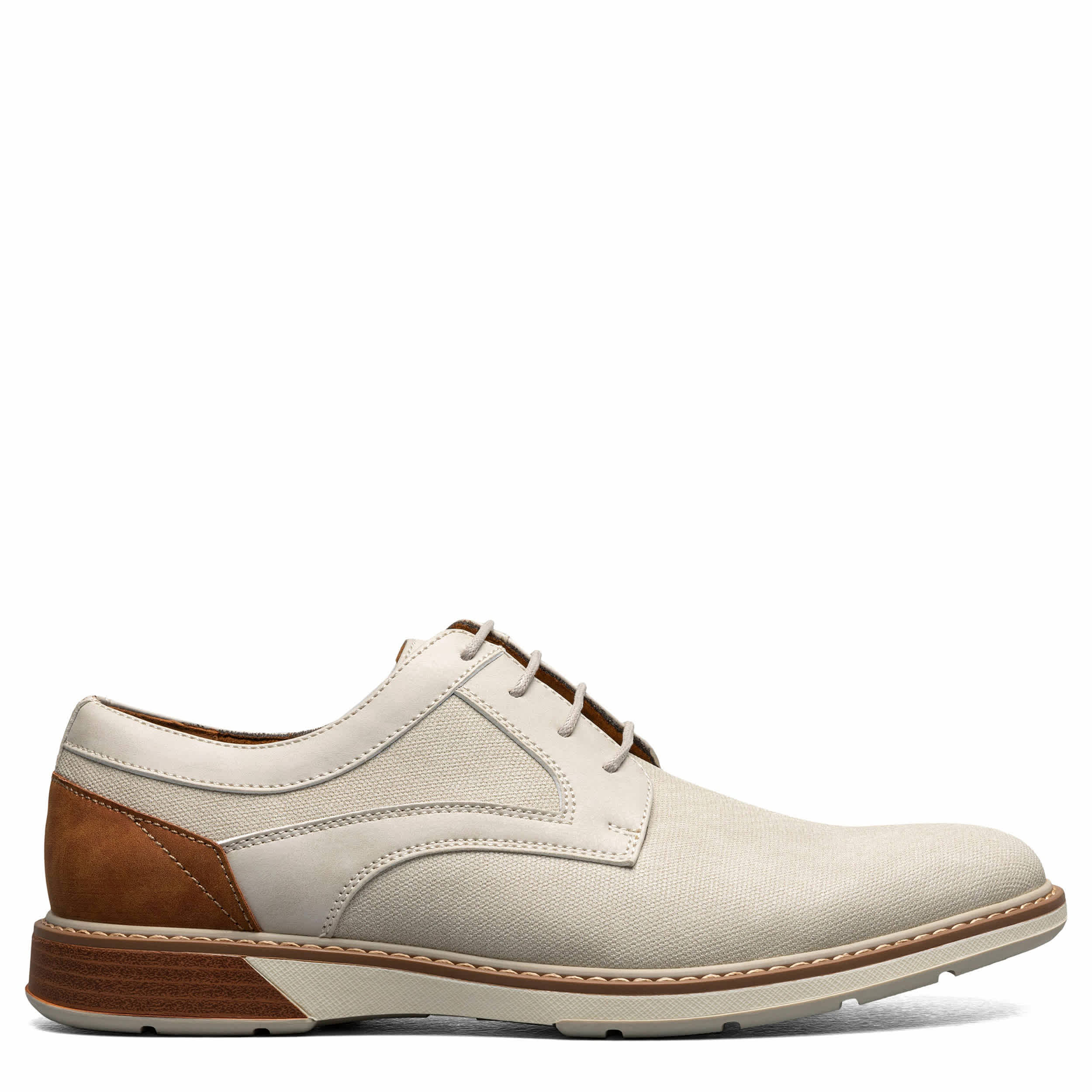 STACY ADAMS-MENS PHINEAS OXFORDS-SAND & 