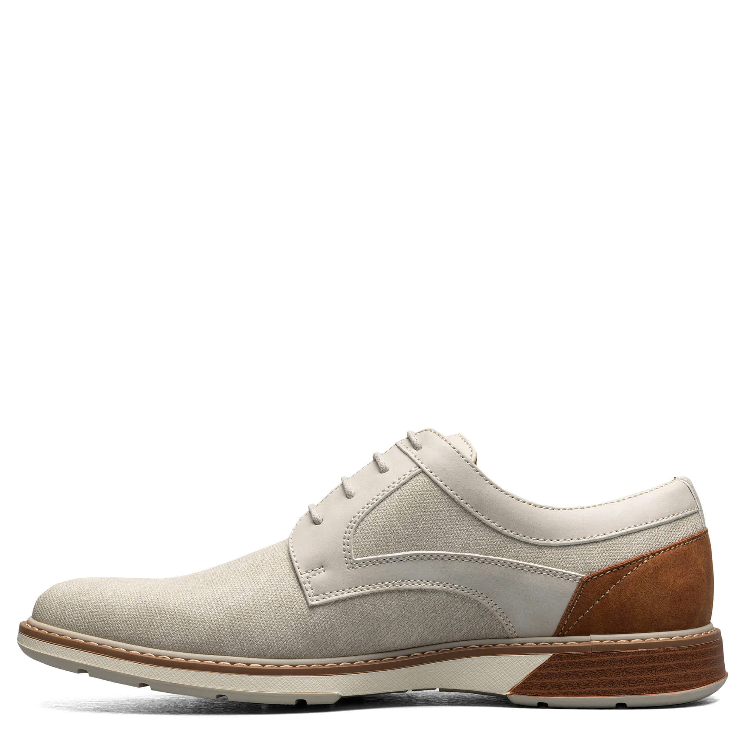 STACY ADAMS-MENS PHINEAS OXFORDS-SAND & 