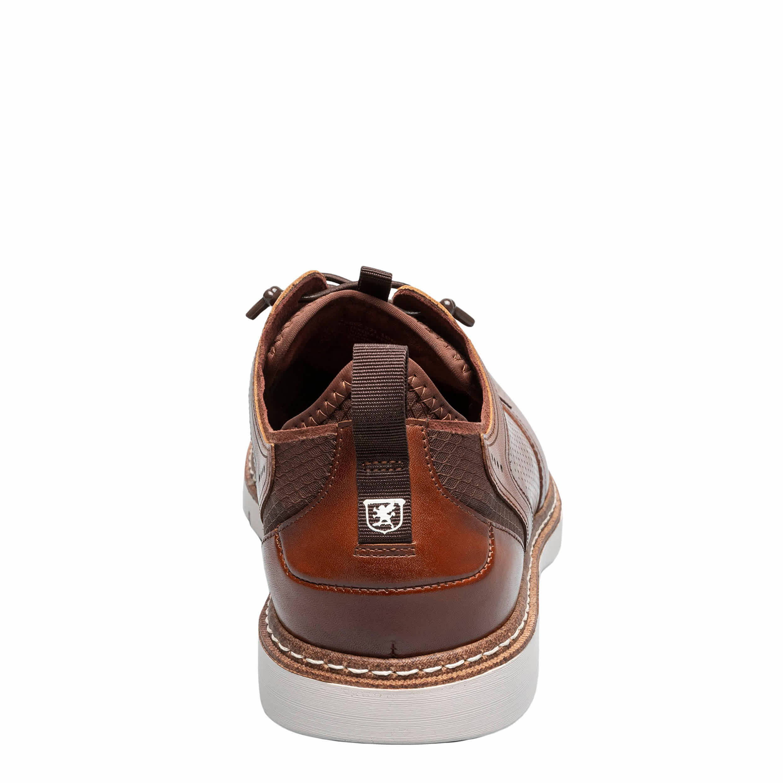 STACY ADAMS-MENS SYNC OXFORDS-COGNAC & 