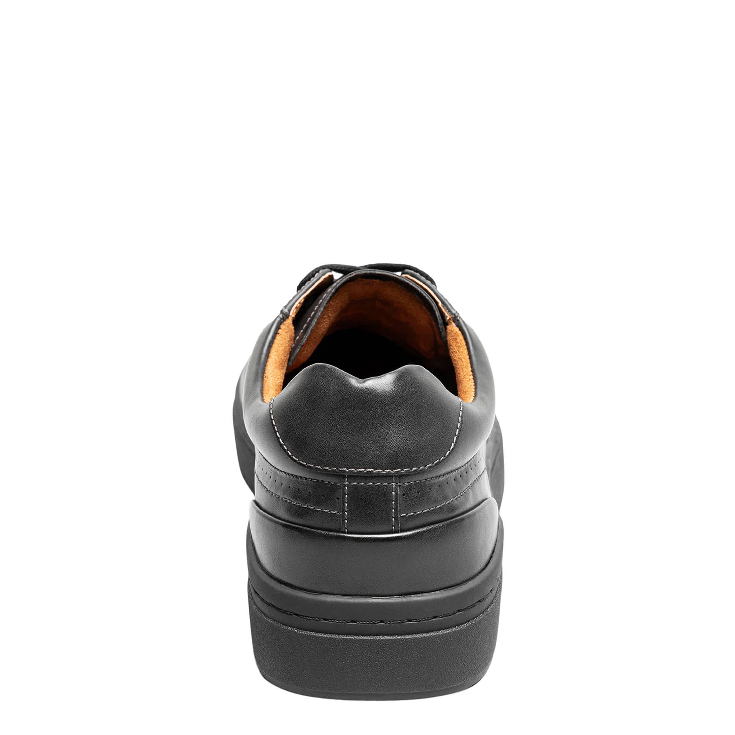 STACY ADAMS-MENS DORIAN FASHION SNEAKERS-BLACK & BLACK