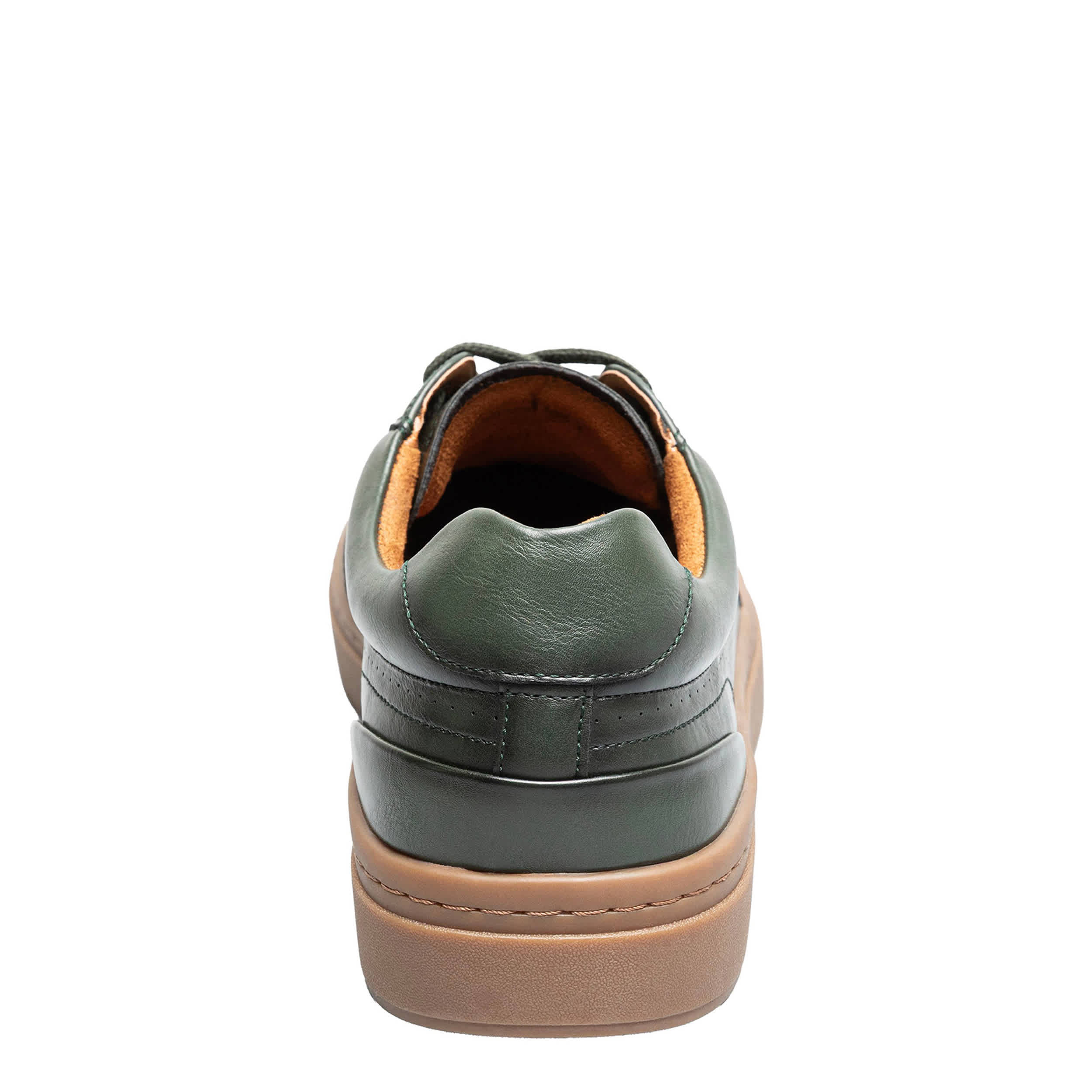 STACY ADAMS-MENS DORIAN FASHION SNEAKERS-DARK GREEN & 