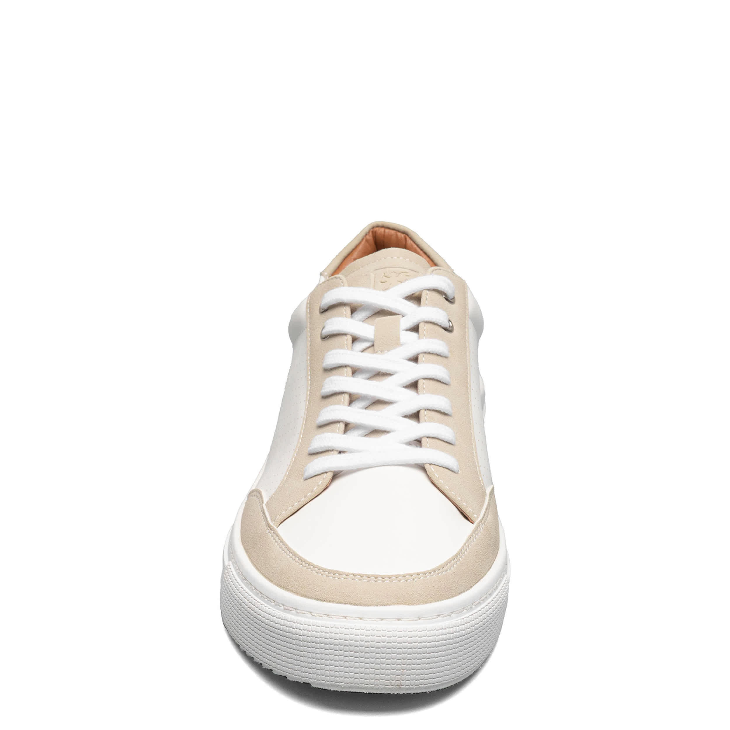 STACY ADAMS-MENS DORIAN FASHION SNEAKERS-WHITE & 