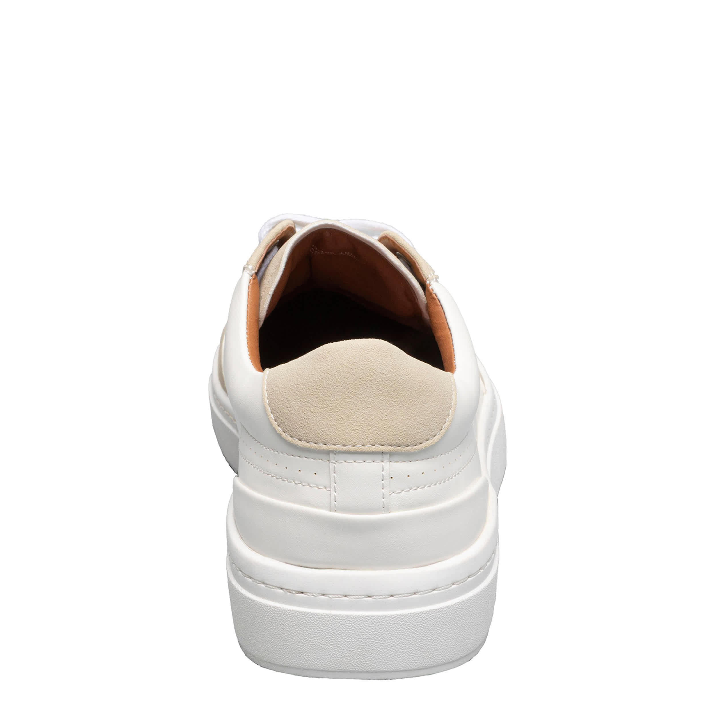 STACY ADAMS-MENS DORIAN FASHION SNEAKERS-WHITE & 