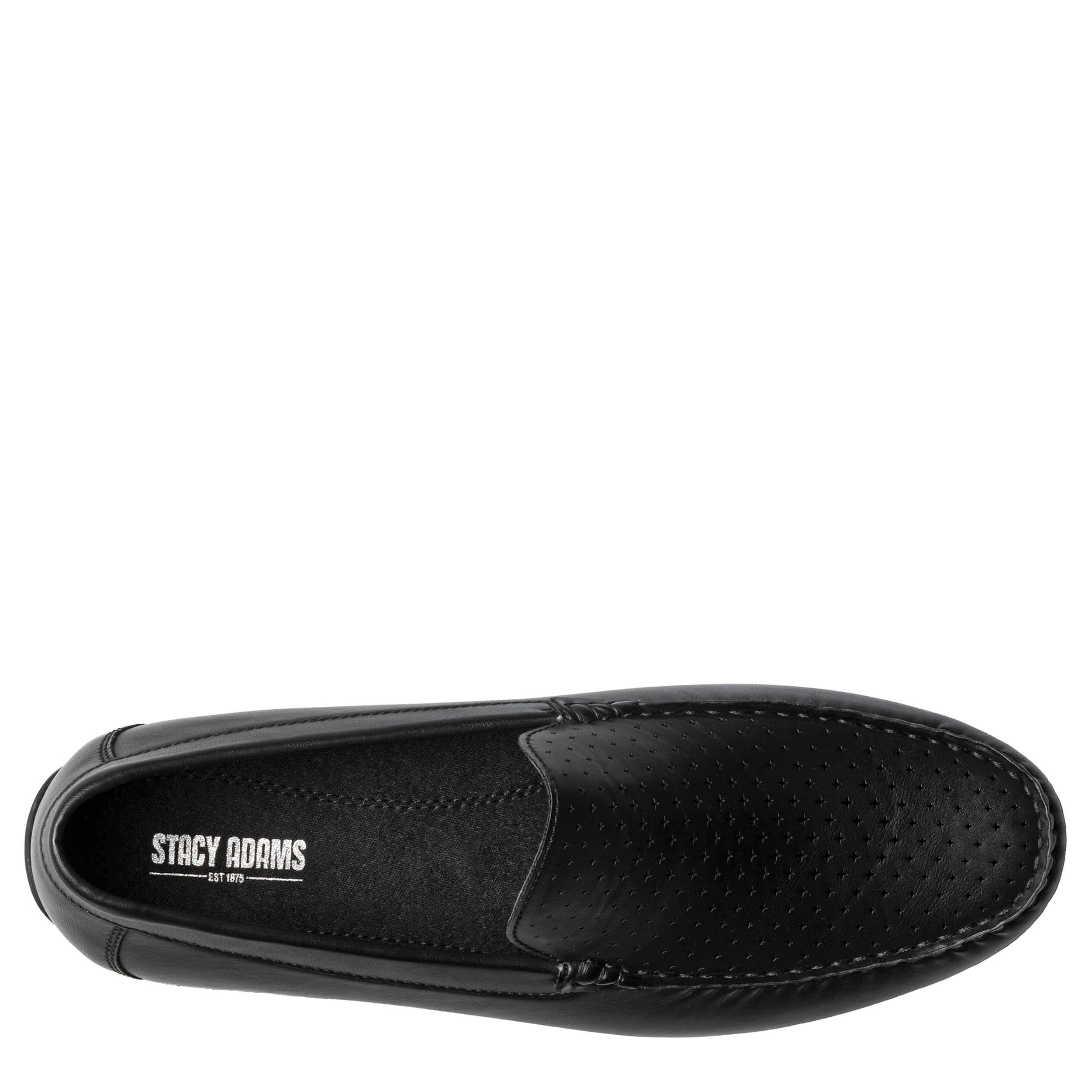 STACY ADAMS-MENS CONROY LOAFER-BLACK & 