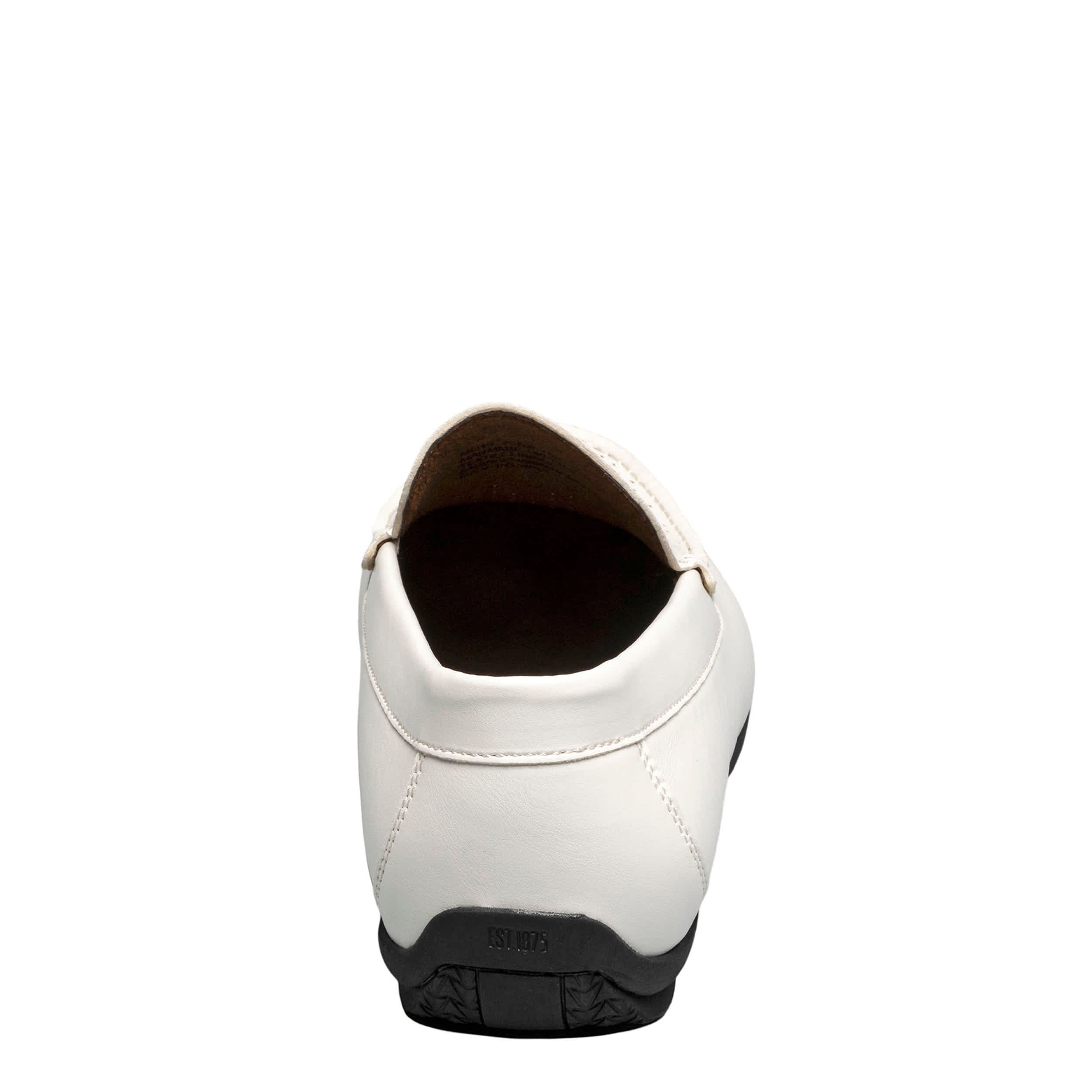 STACY ADAMS-MENS CONROY LOAFER-WHITE & 
