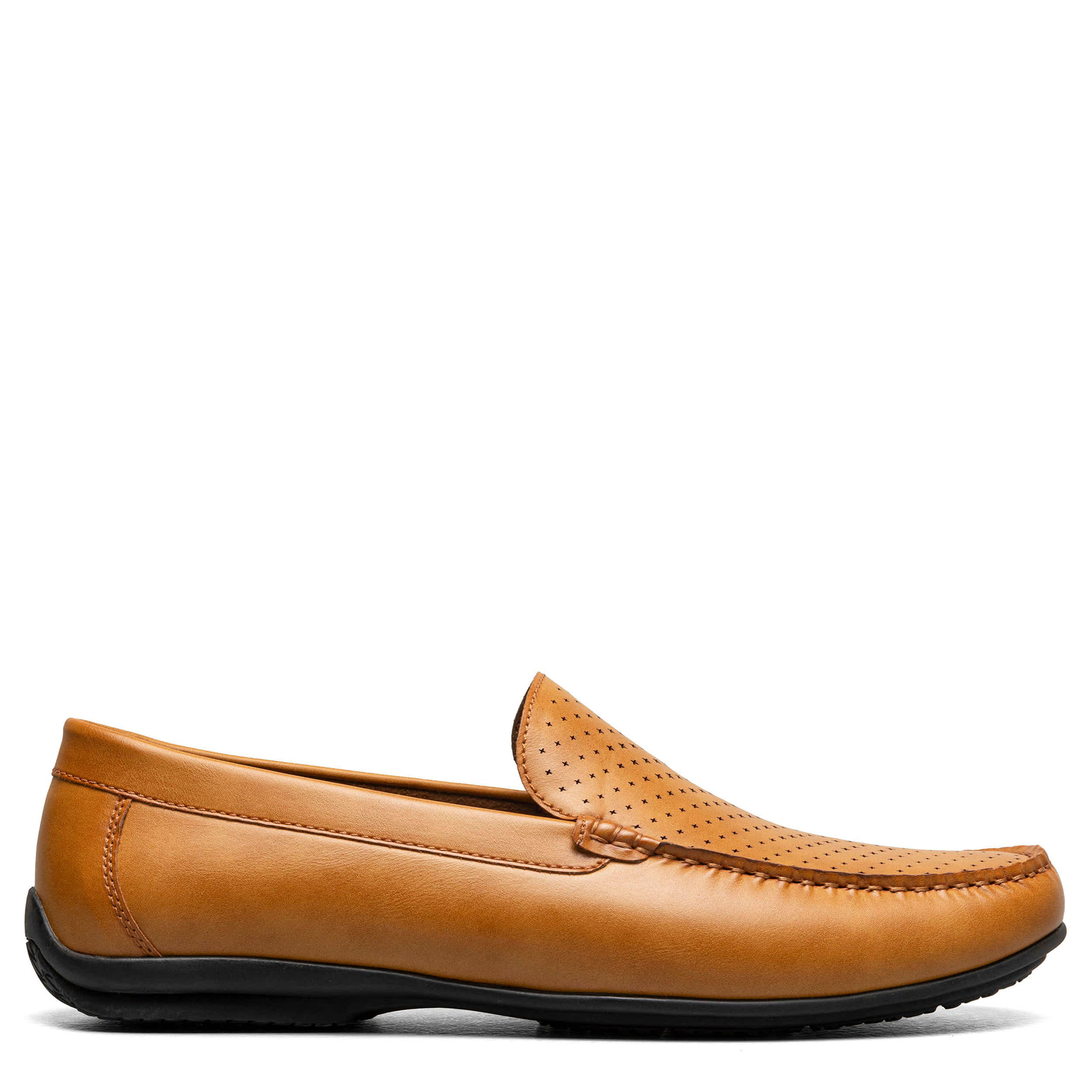 STACY ADAMS-MENS CONROY LOAFER-TAN & 