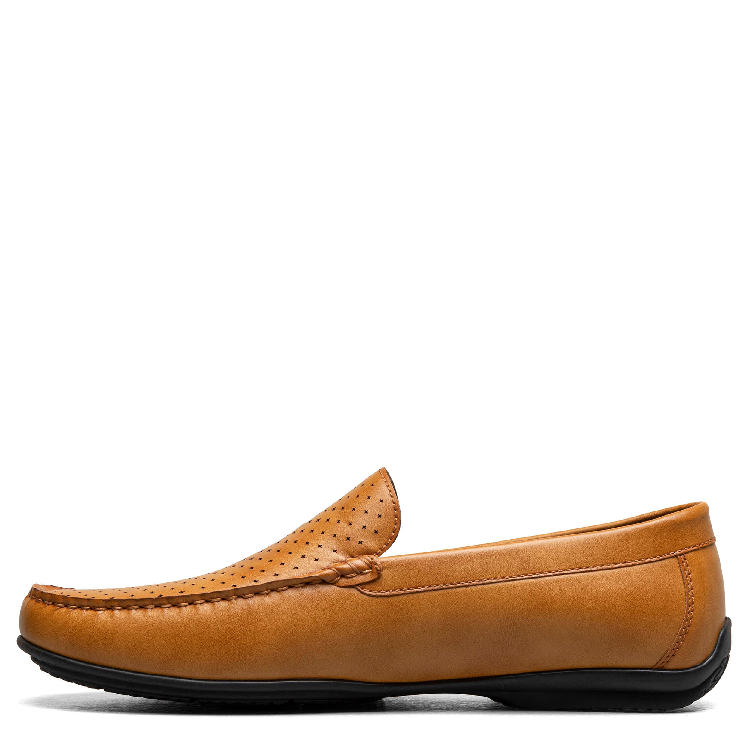 STACY ADAMS-MENS CONROY LOAFER-TAN & 