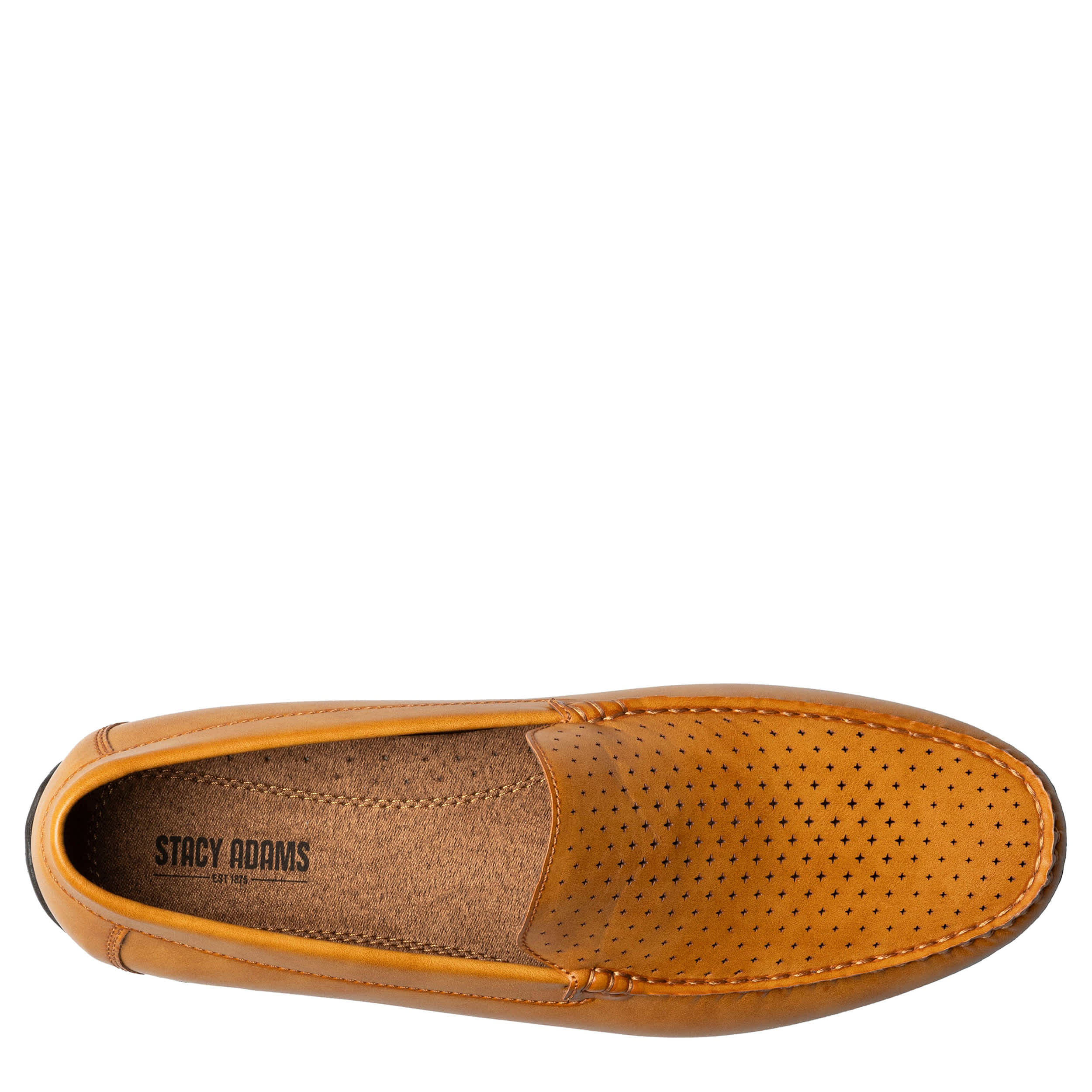 STACY ADAMS-MENS CONROY LOAFER-TAN & 