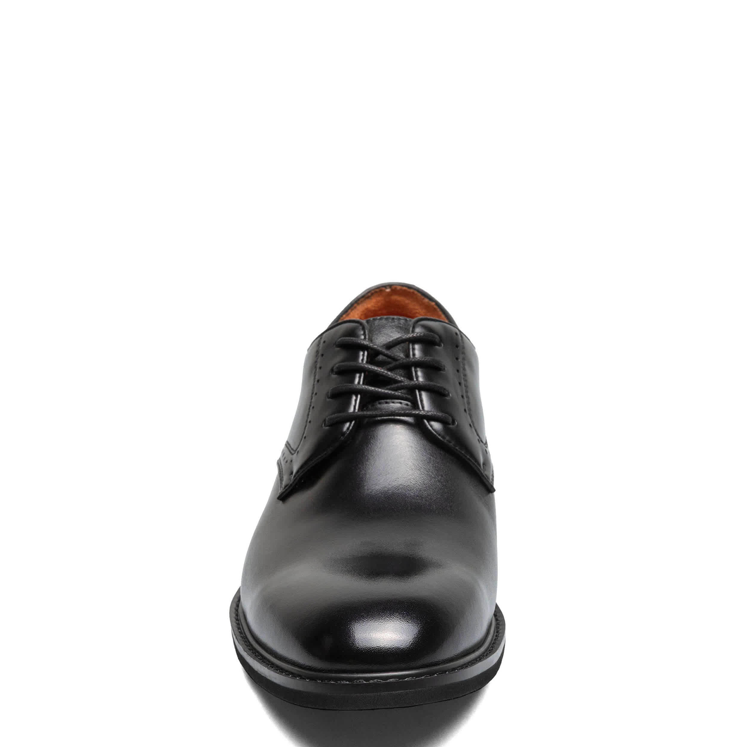 STACY ADAMS-MENS BENSON OXFORD-BLACK & 