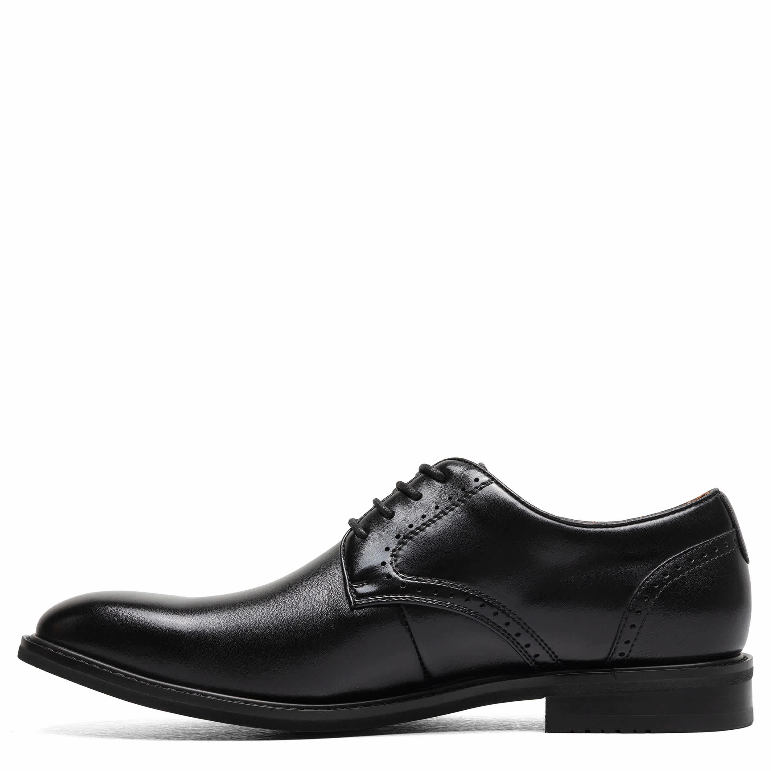 STACY ADAMS-MENS BENSON OXFORD-BLACK & 