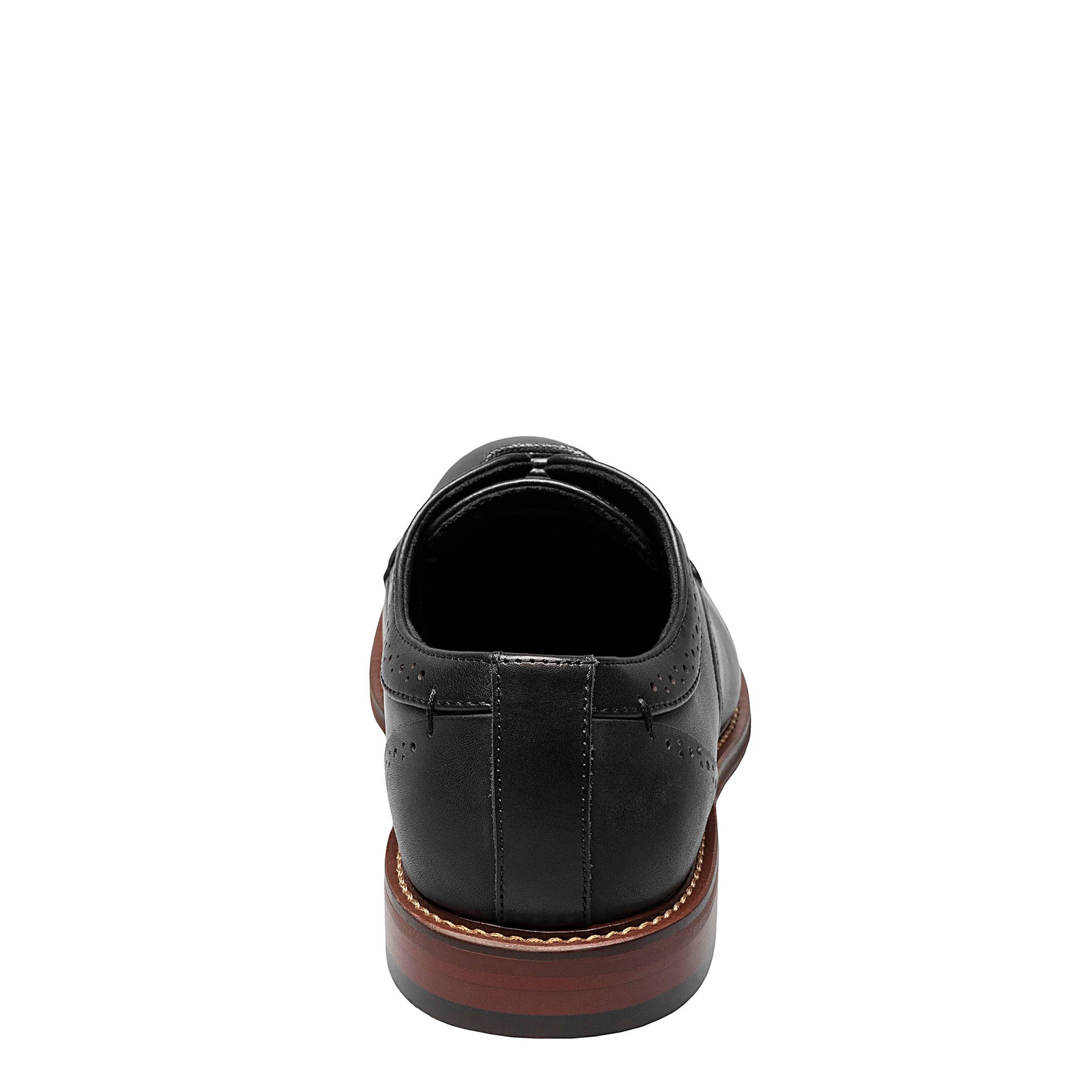 STACY ADAMS-MENS MADDOX OXFORD-BLACK & 