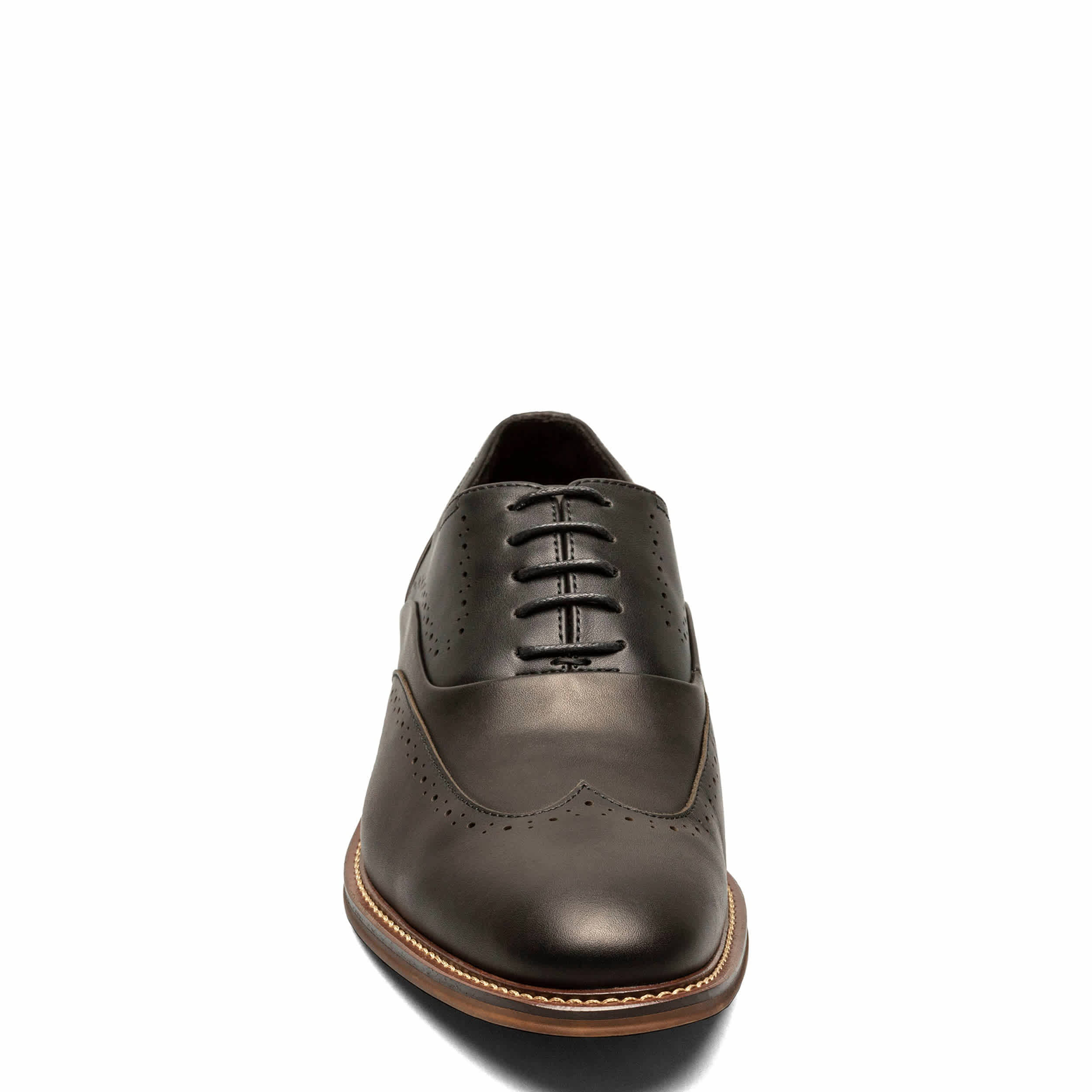 STACY ADAMS-MENS MACARTHUR OXFORD-BLACK & 