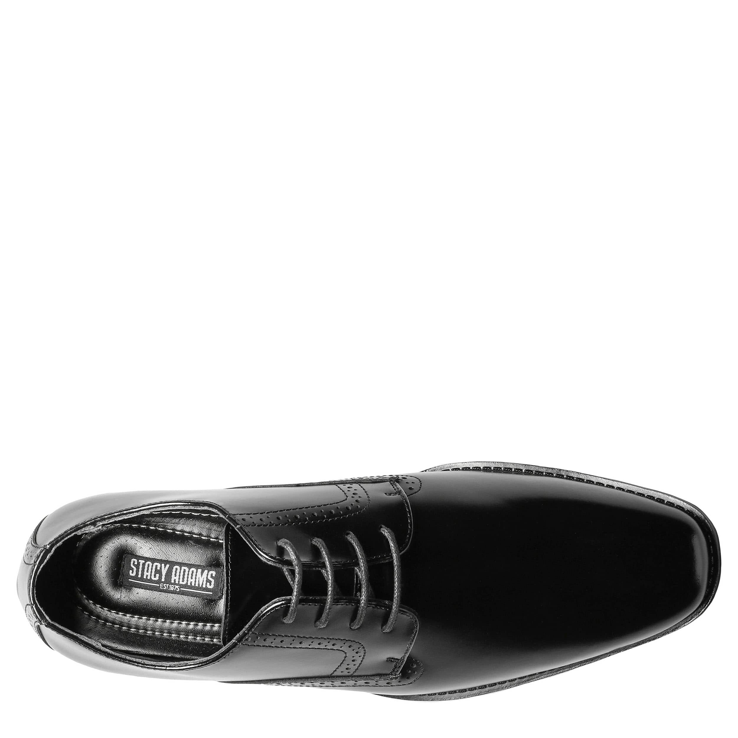 STACY ADAMS-MENS ARDELL OXFORD-BLACK & 