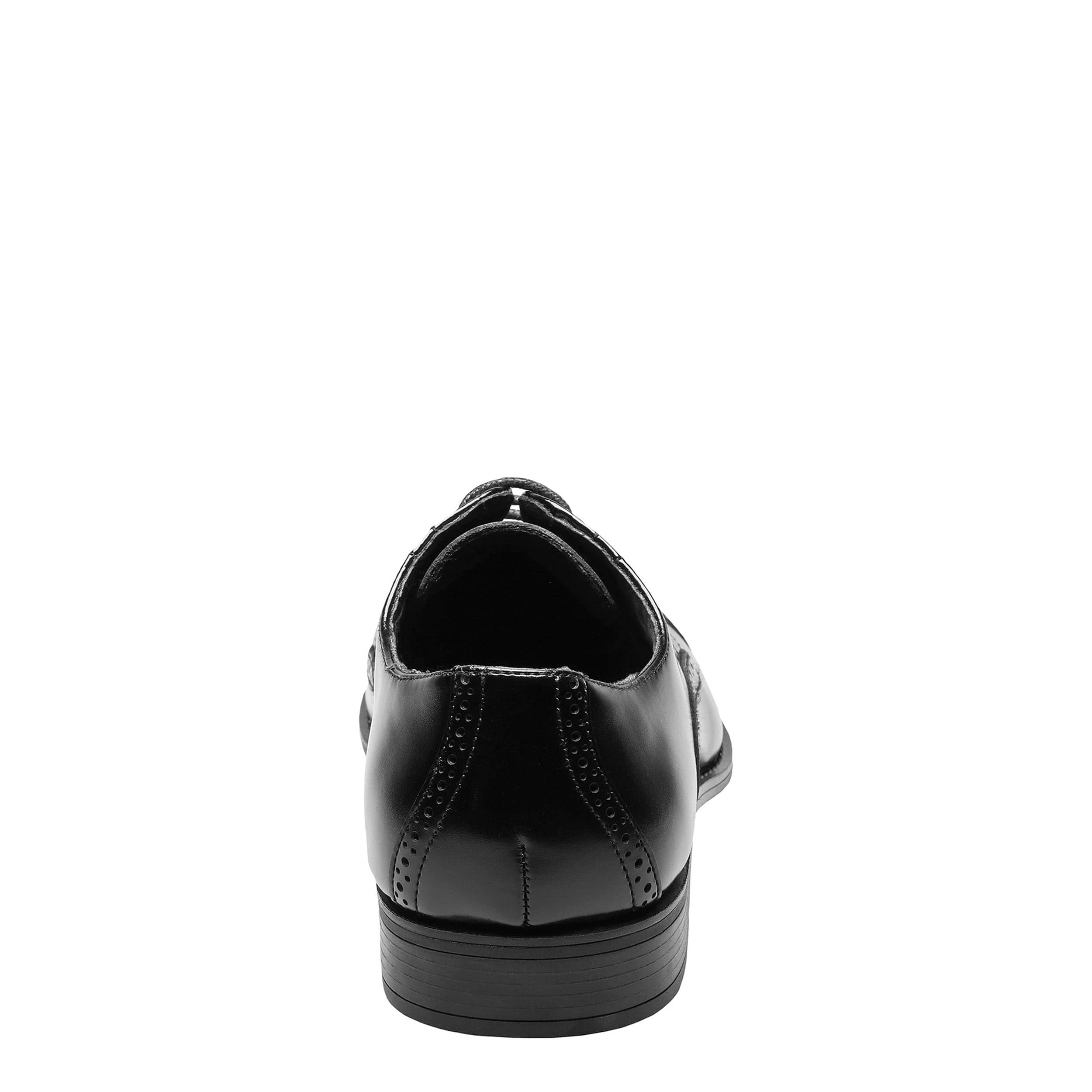 STACY ADAMS-MENS ABBOTT OXFORD-BLACK & 
