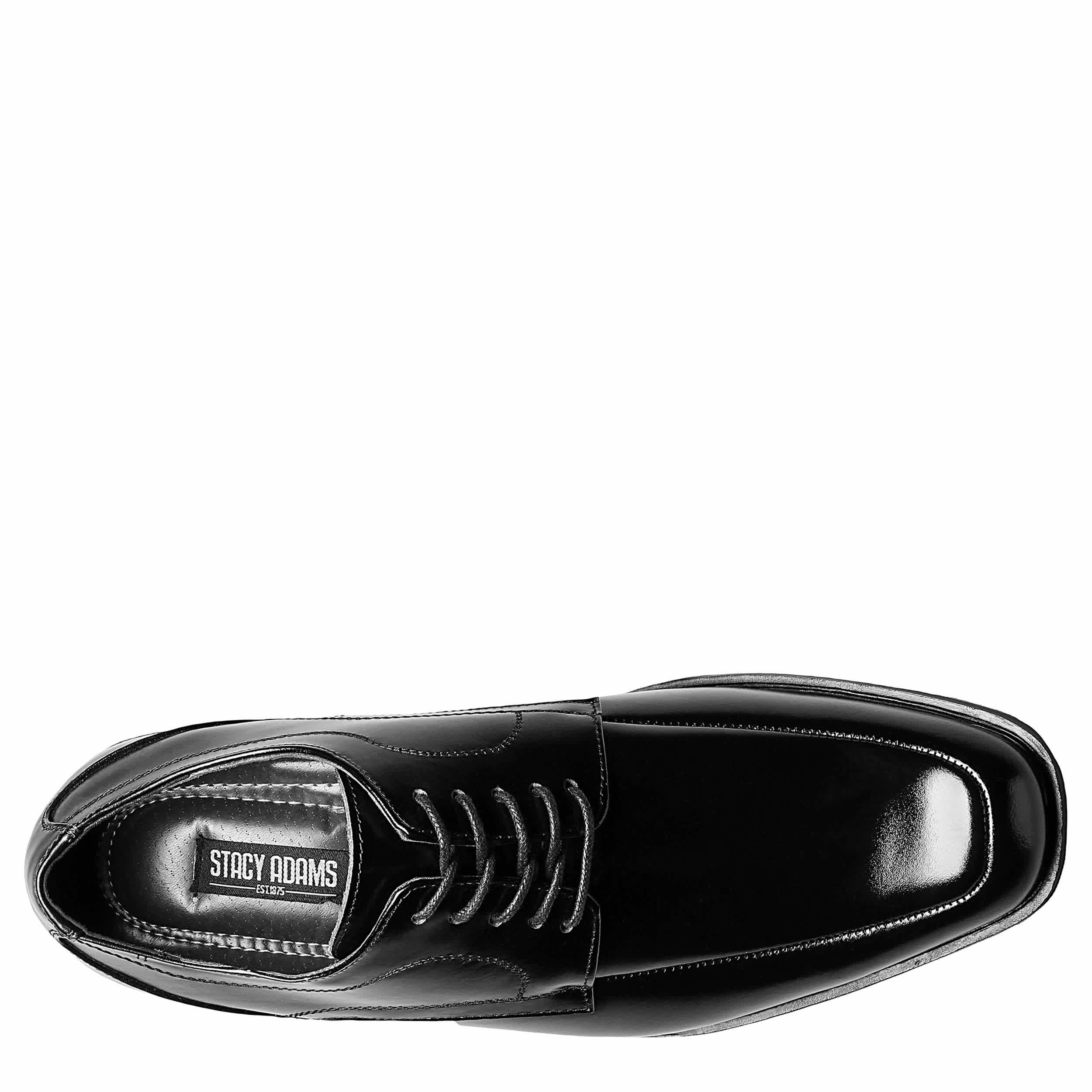 STACY ADAMS-MENS CALHOUN OXFORD-BLACK & 