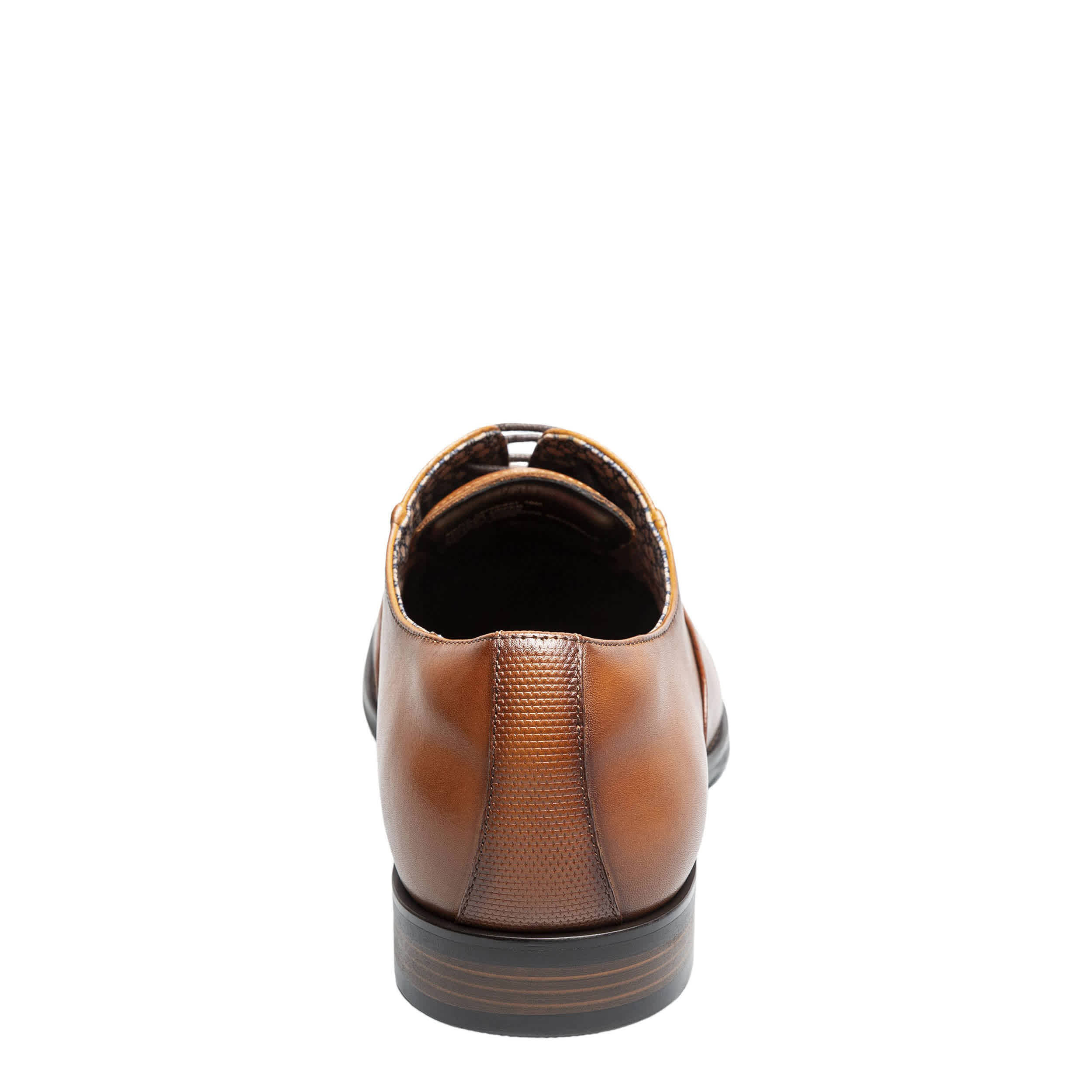 STACY ADAMS-MENS LANGFORD OXFORDS-COGNAC & 