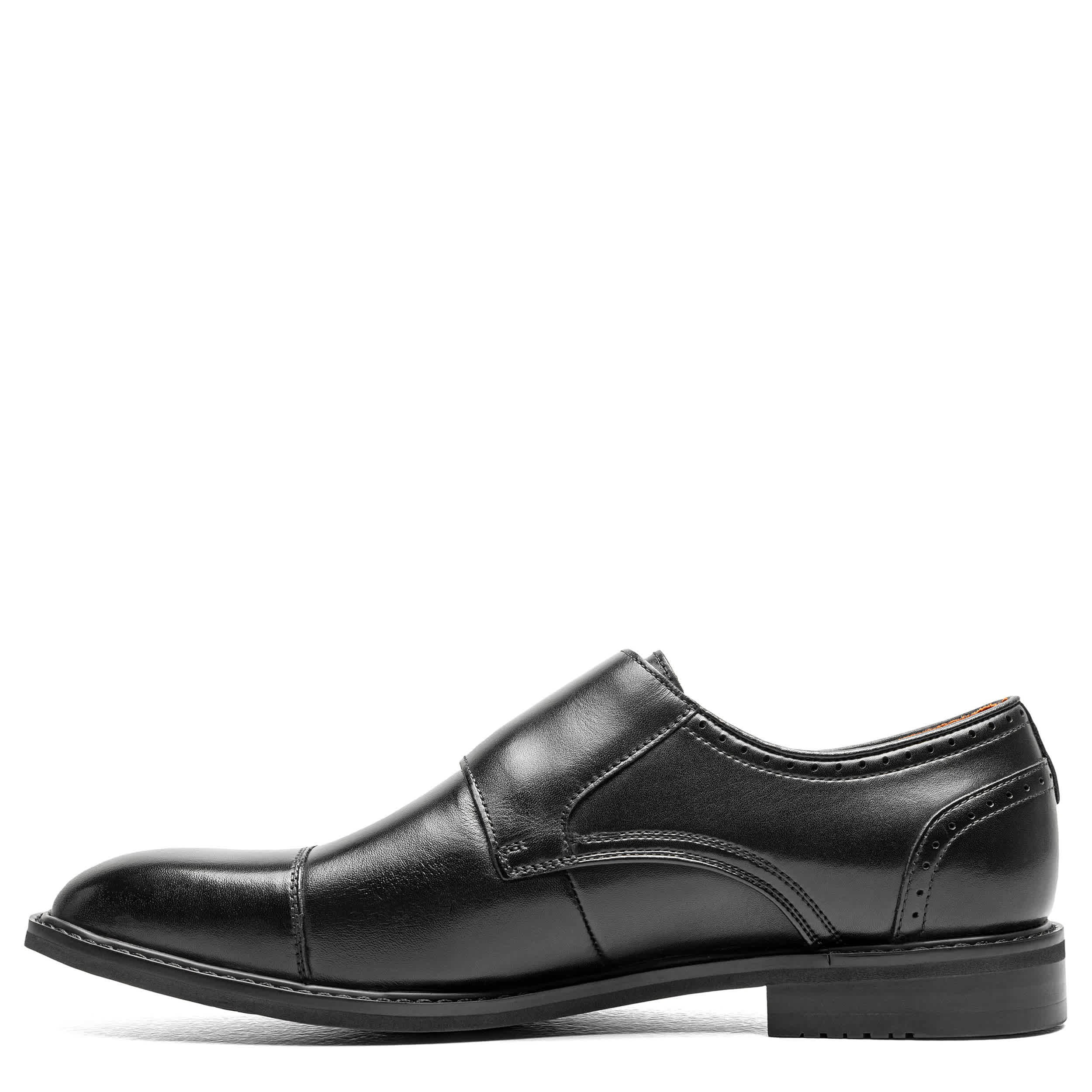 STACY ADAMS-MENS BOSWELL LOAFERS-BLACK & 