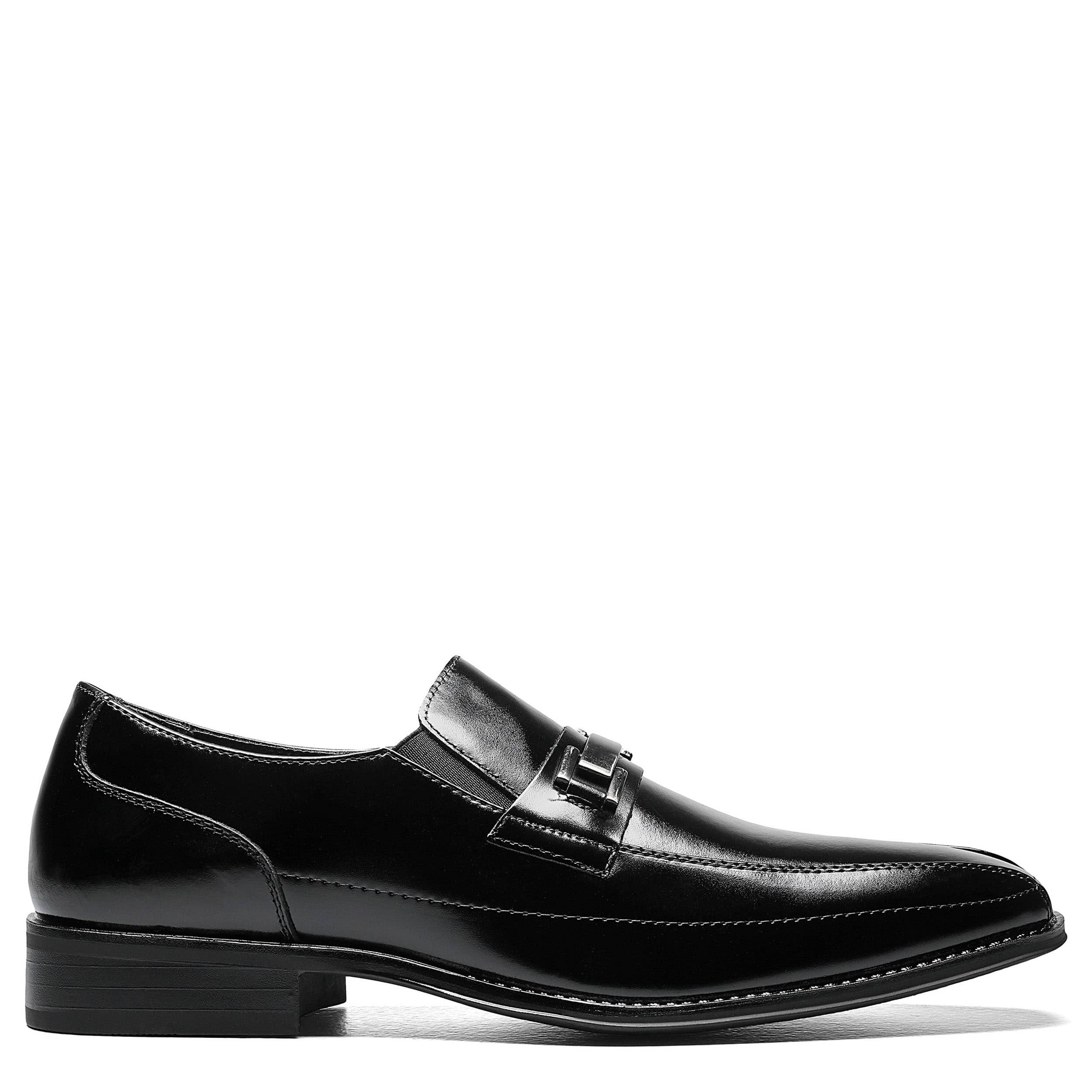 STACY ADAMS-MENS WAKEFIELD LOAFERS-BLACK & 