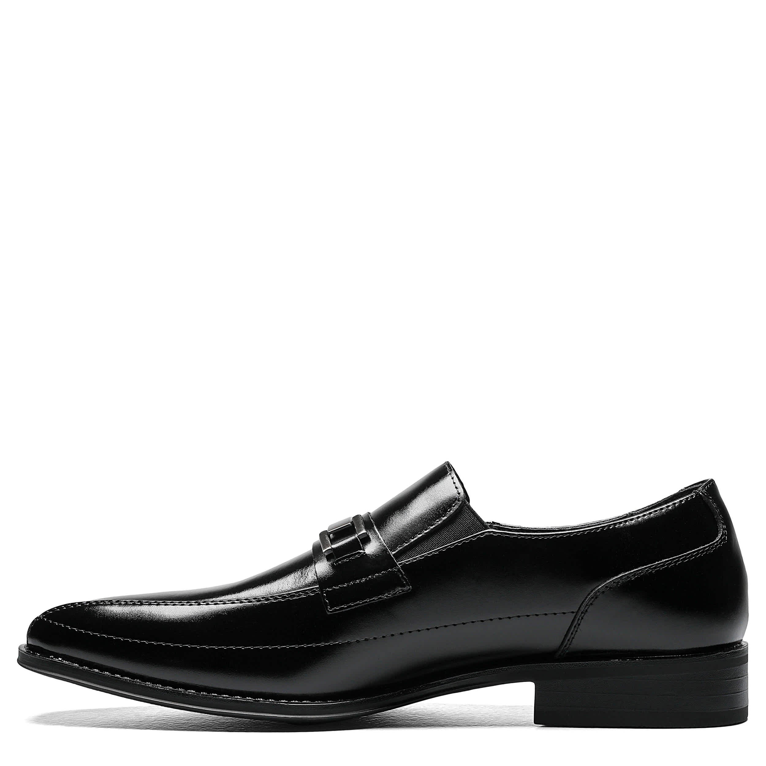 STACY ADAMS-MENS WAKEFIELD LOAFERS-BLACK & 