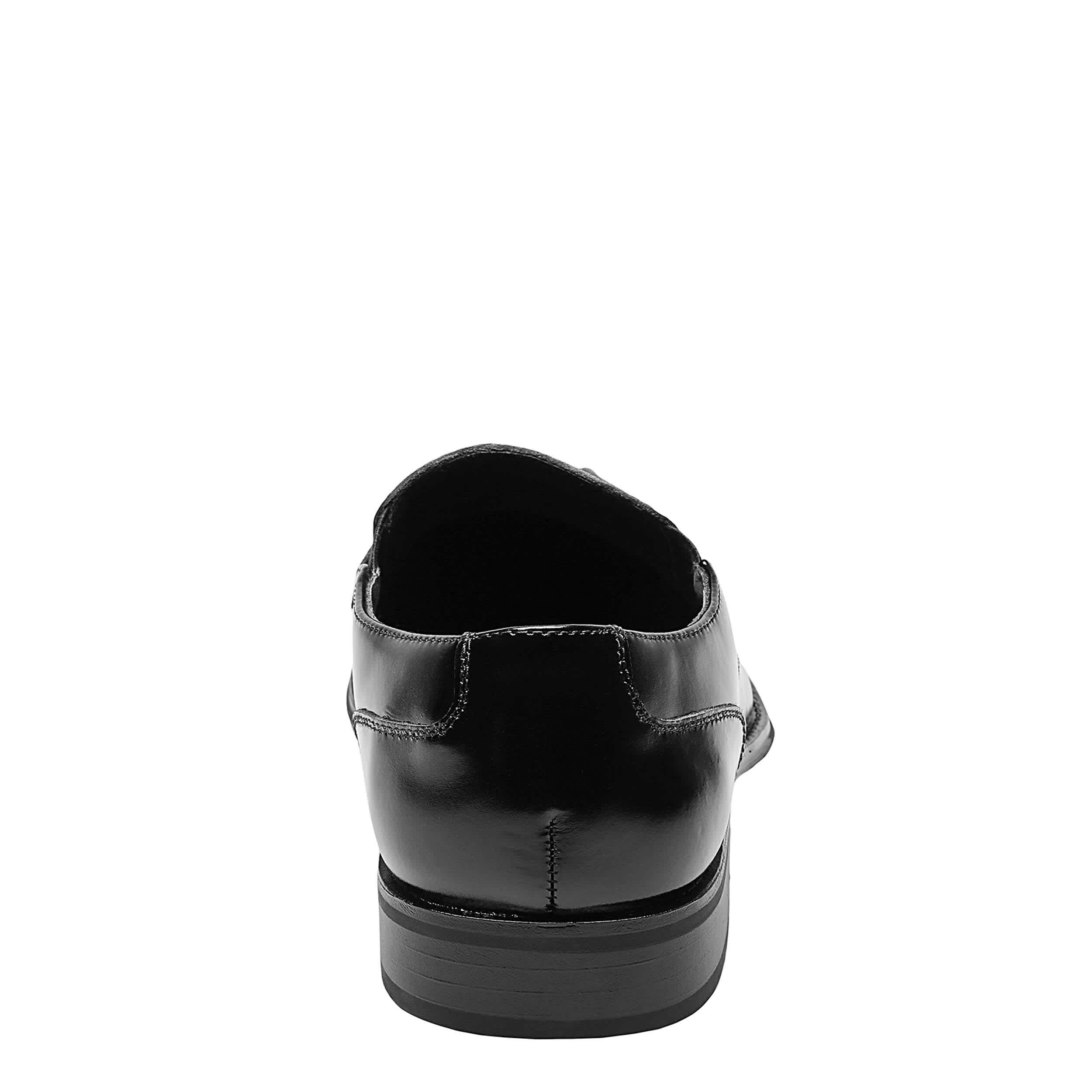 STACY ADAMS-MENS WAKEFIELD LOAFERS-BLACK & 