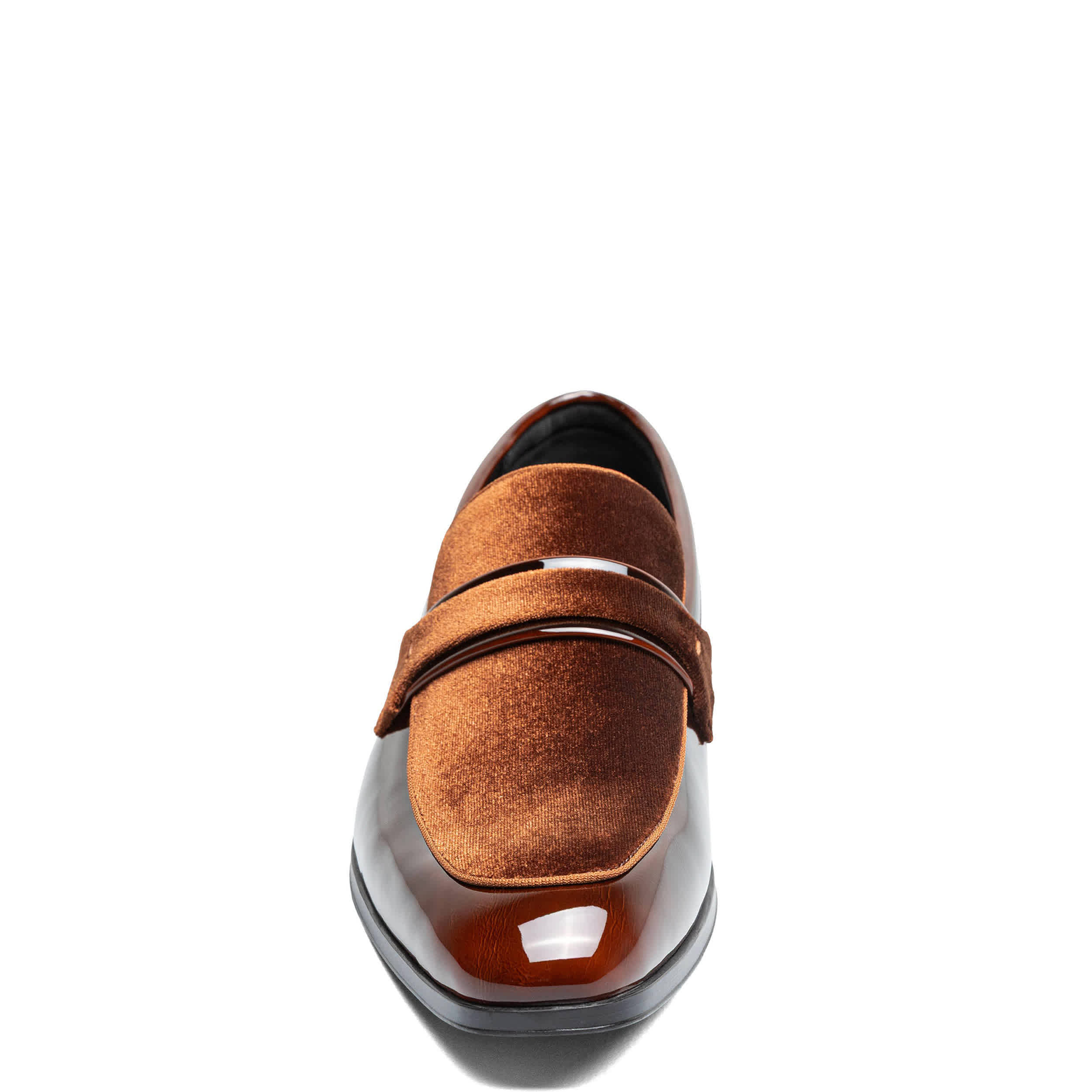 STACY ADAMS-MENS SPRATLEY LOAFERS-BROWN & 