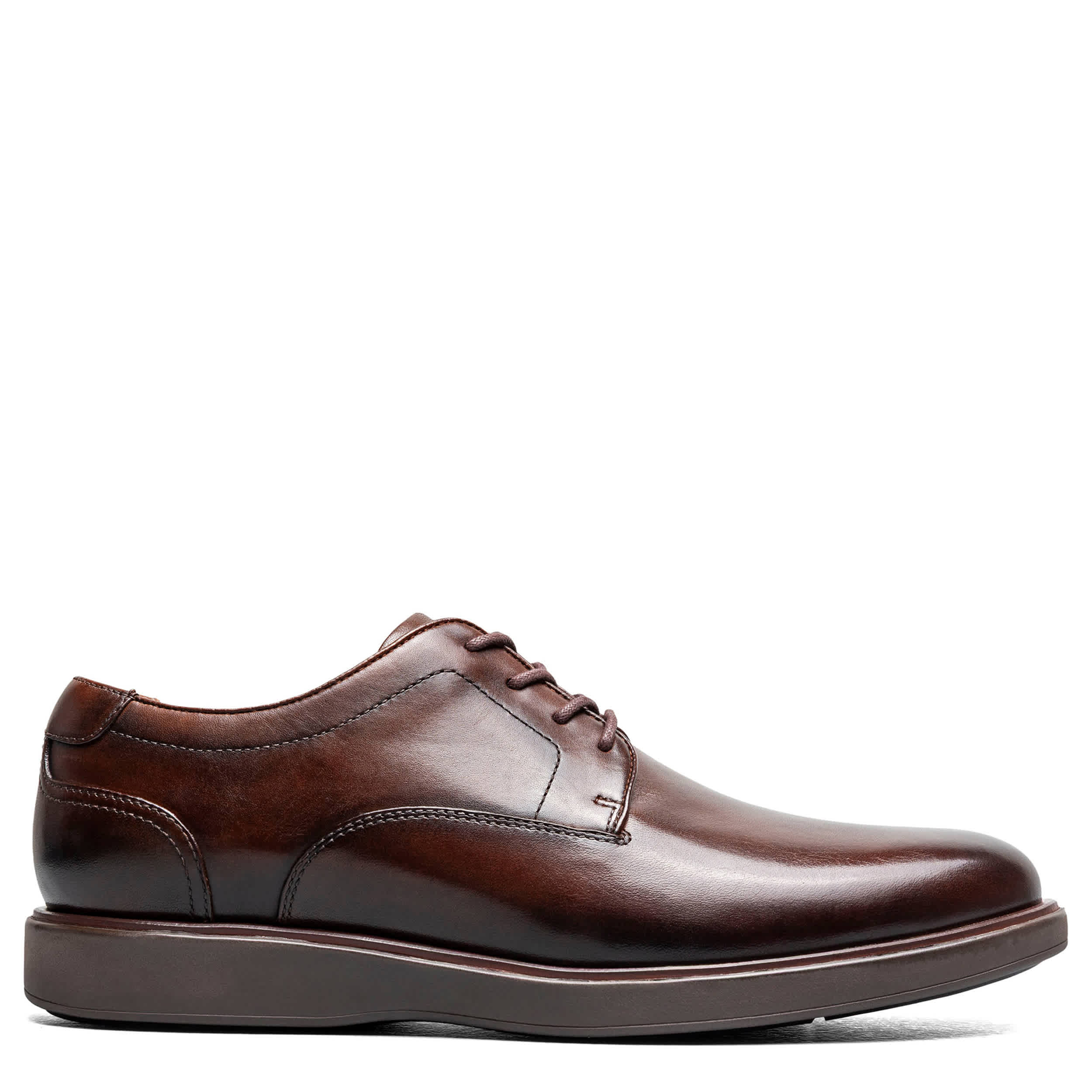 FLORSHEIM-MENS AVENUE PLAIN TOE OXFORD-BROWN & 