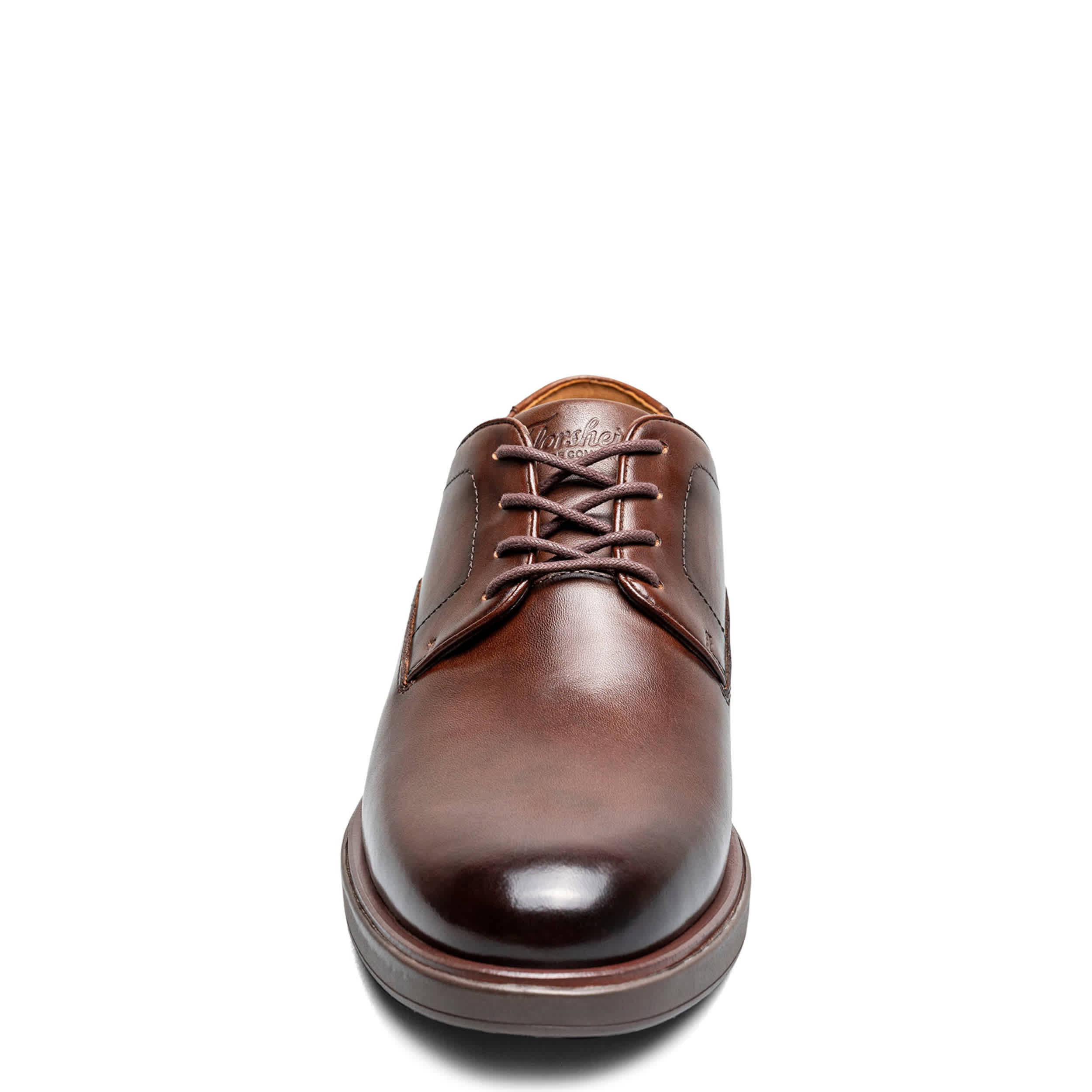 FLORSHEIM-MENS AVENUE PLAIN TOE OXFORD-BROWN & 