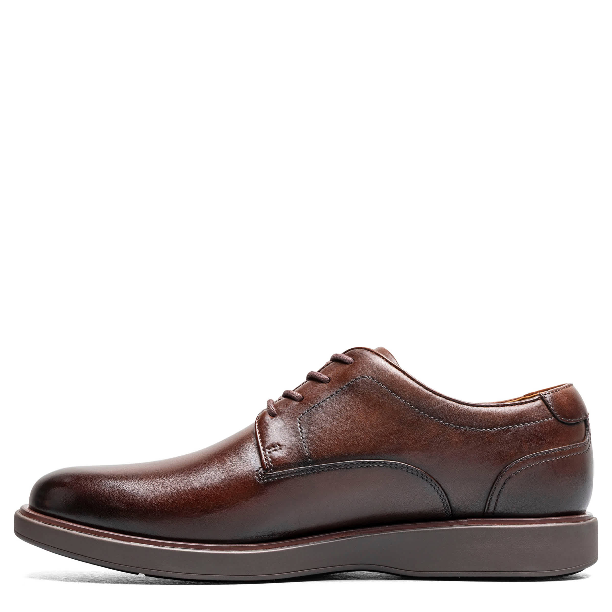 FLORSHEIM-MENS AVENUE PLAIN TOE OXFORD-BROWN & 