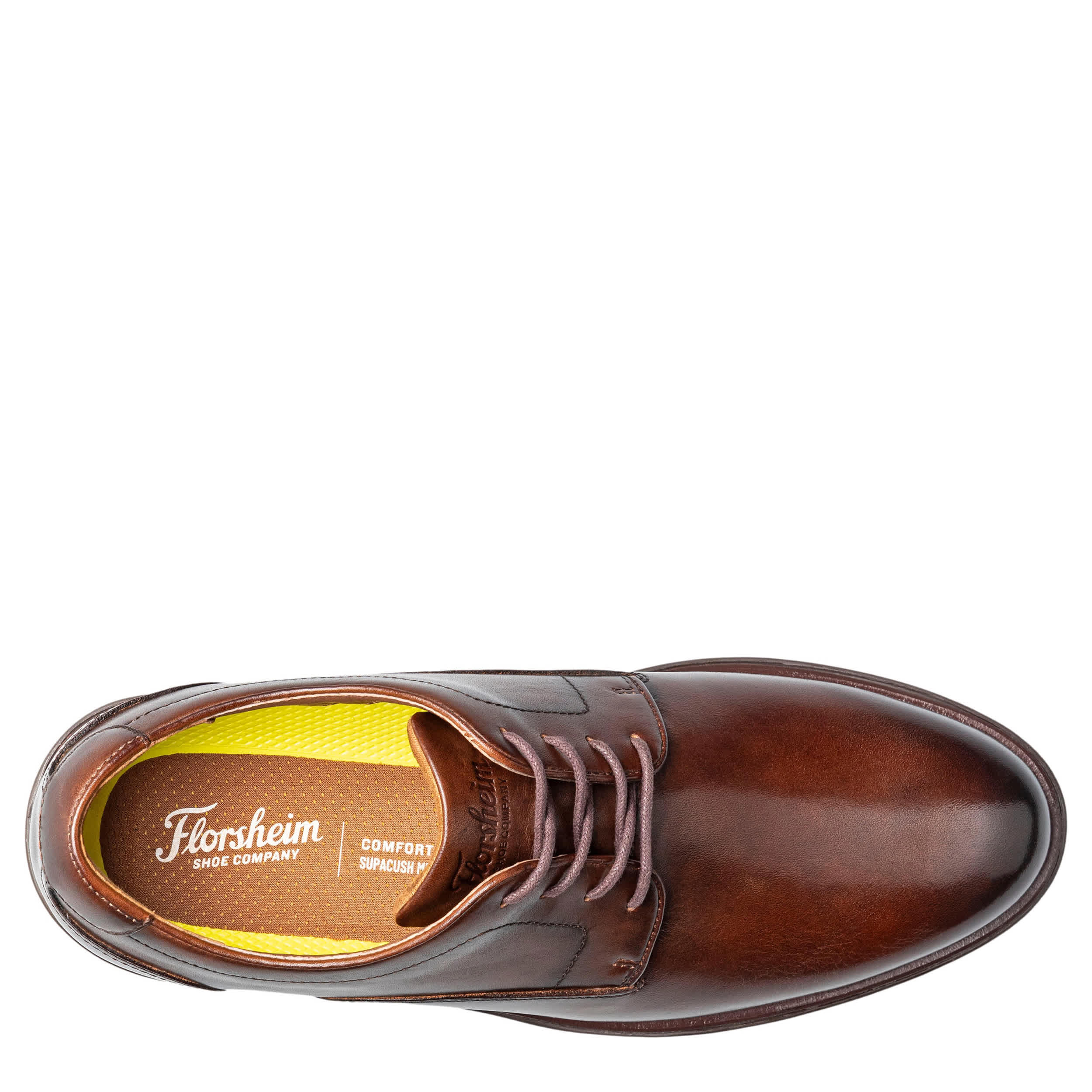 FLORSHEIM-MENS AVENUE PLAIN TOE OXFORD-BROWN & 