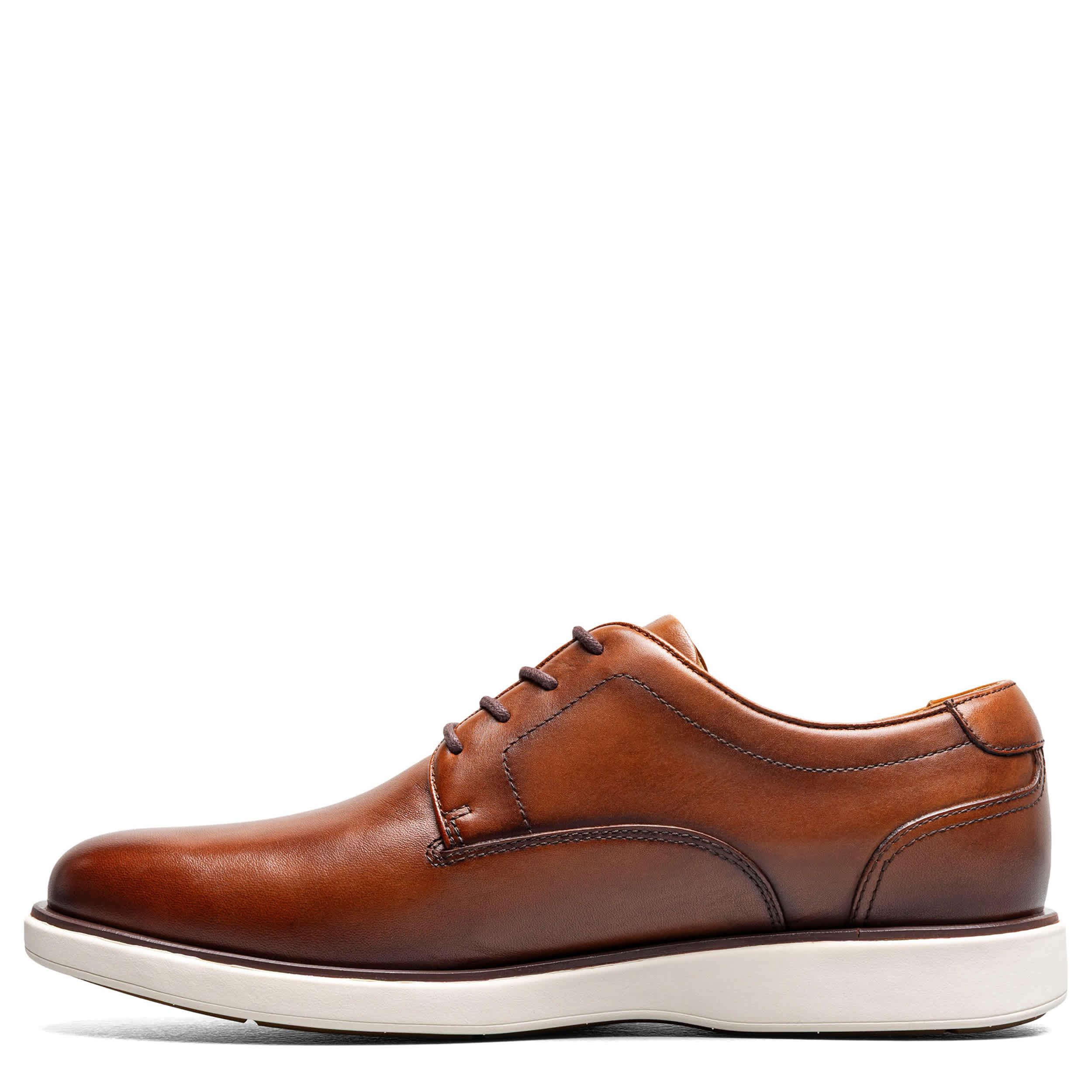 FLORSHEIM-MENS AVENUE PLAIN TOE OXFORD-COGNAC & 
