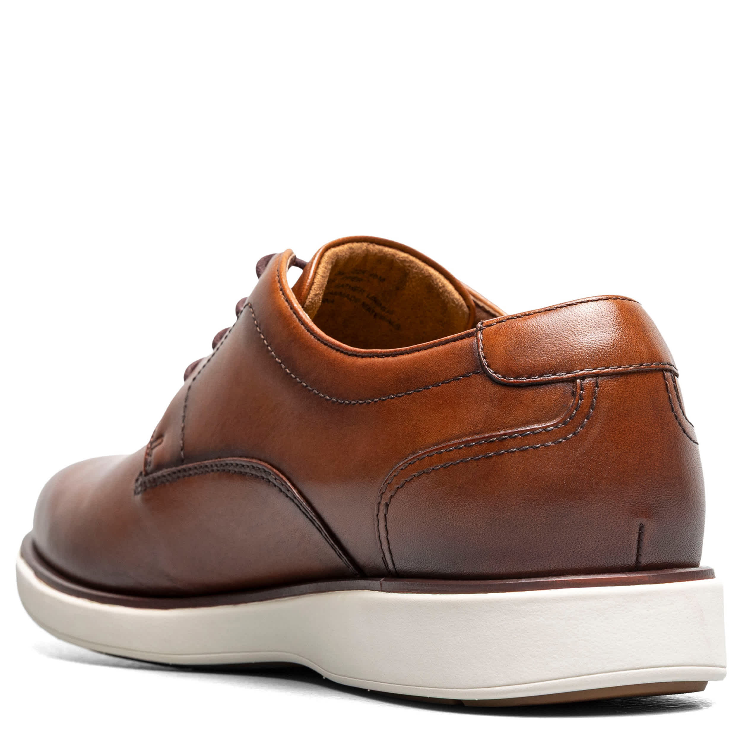 FLORSHEIM-MENS AVENUE PLAIN TOE OXFORD-COGNAC & 