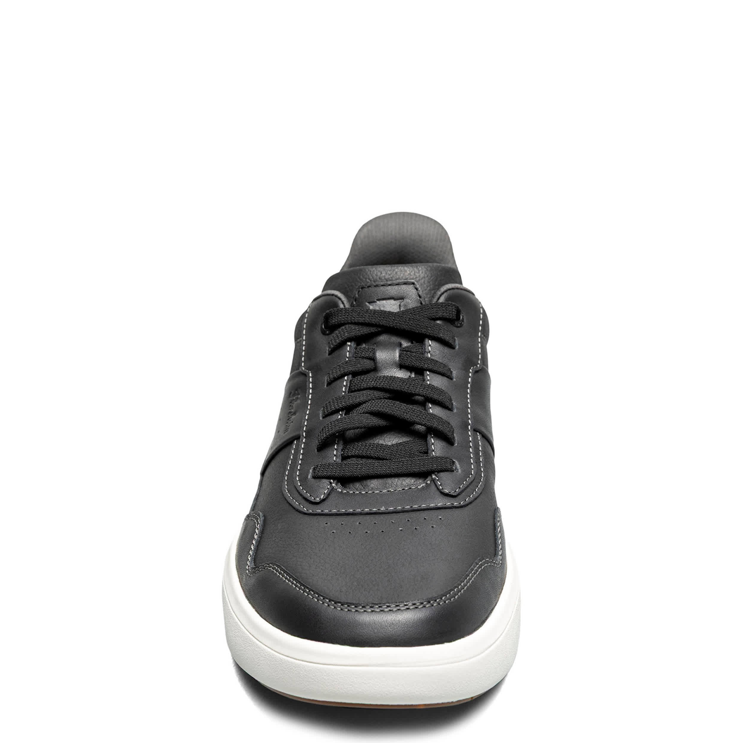 FLORSHEIM-MENS CROSSTOUR HANDS FREE SNEAKER-BLACK & WHITE
