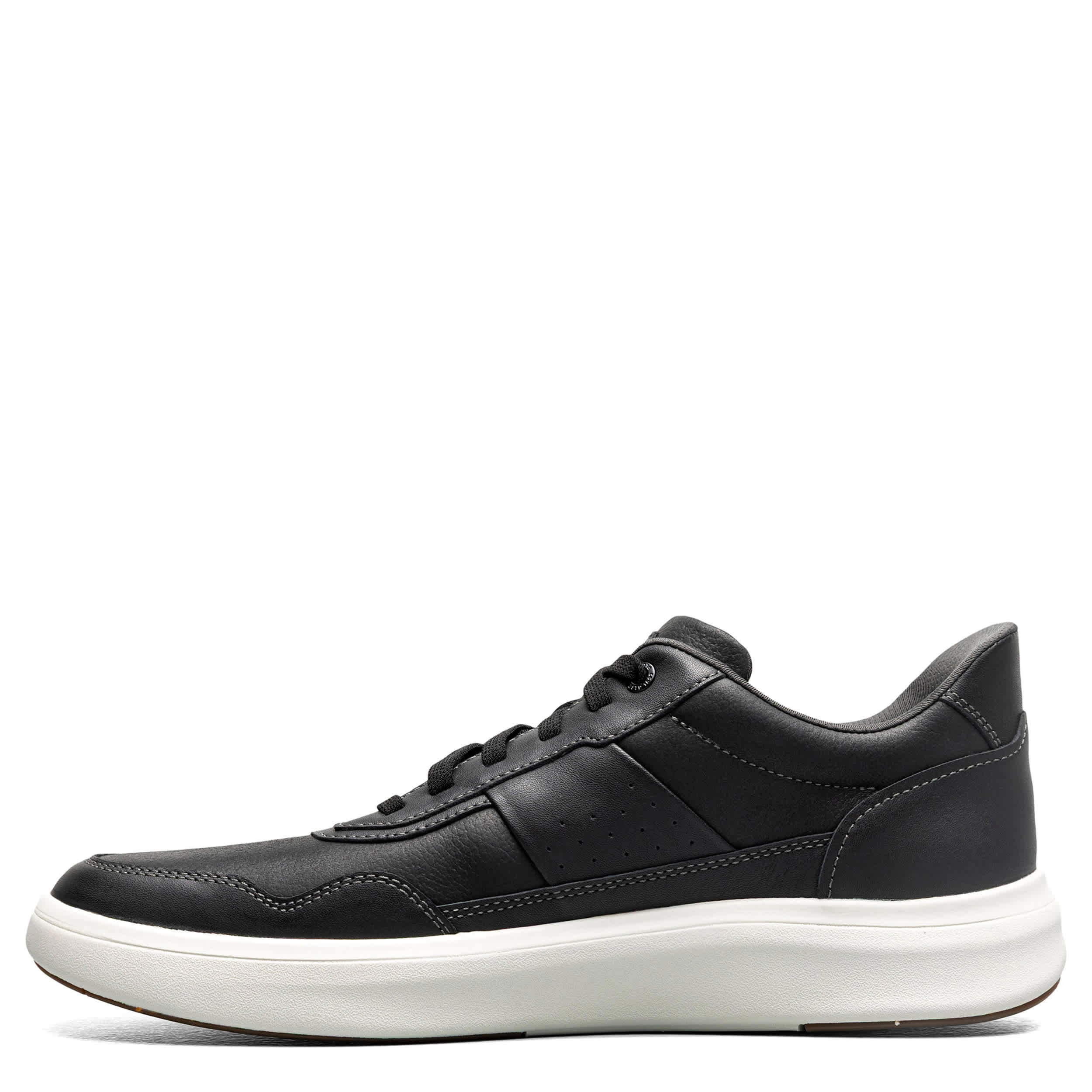 FLORSHEIM-MENS CROSSTOUR HANDS FREE SNEAKER-BLACK & WHITE