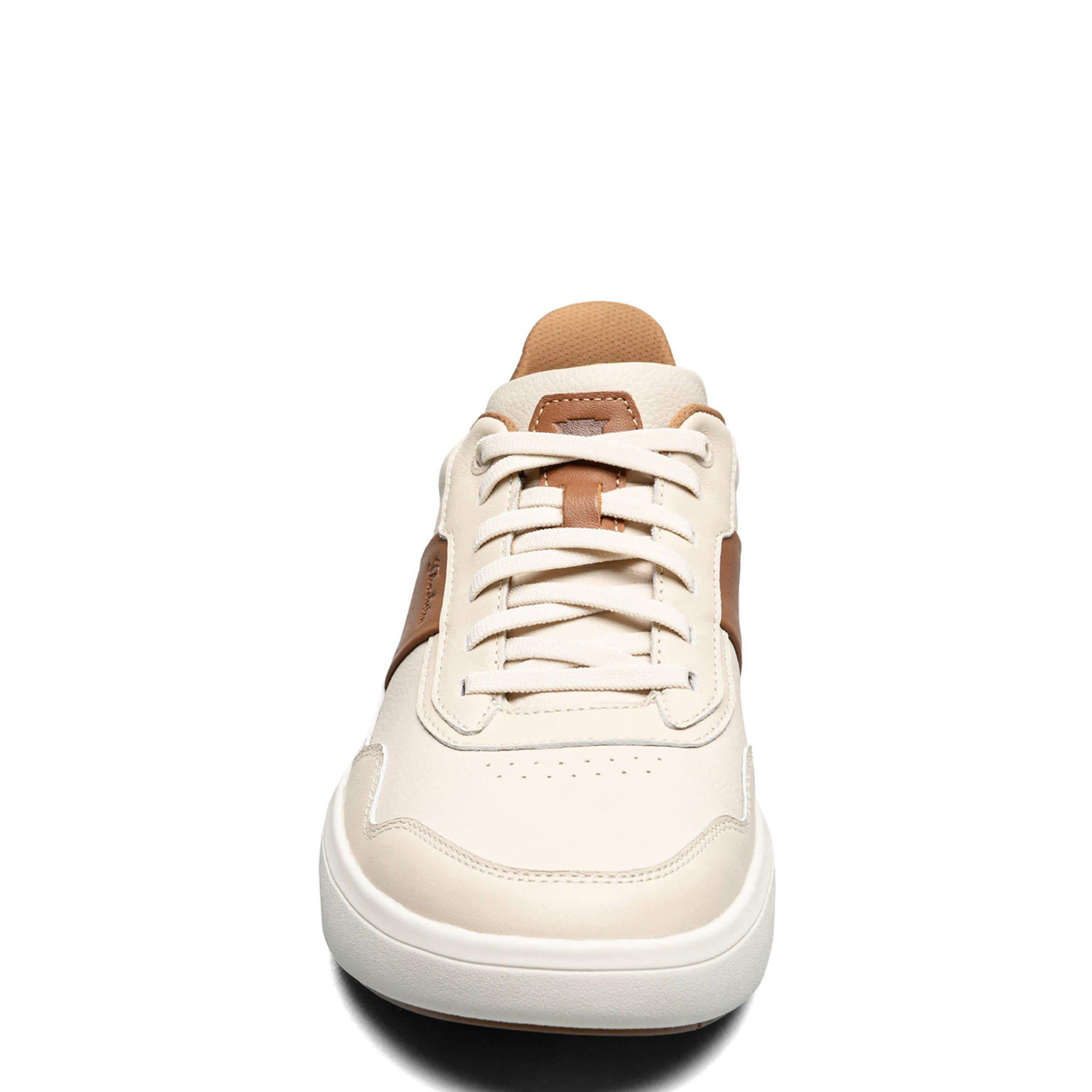 FLORSHEIM-MENS CROSSTOUR HANDS FREE SNEAKER-OFF WHITE & COGNAC