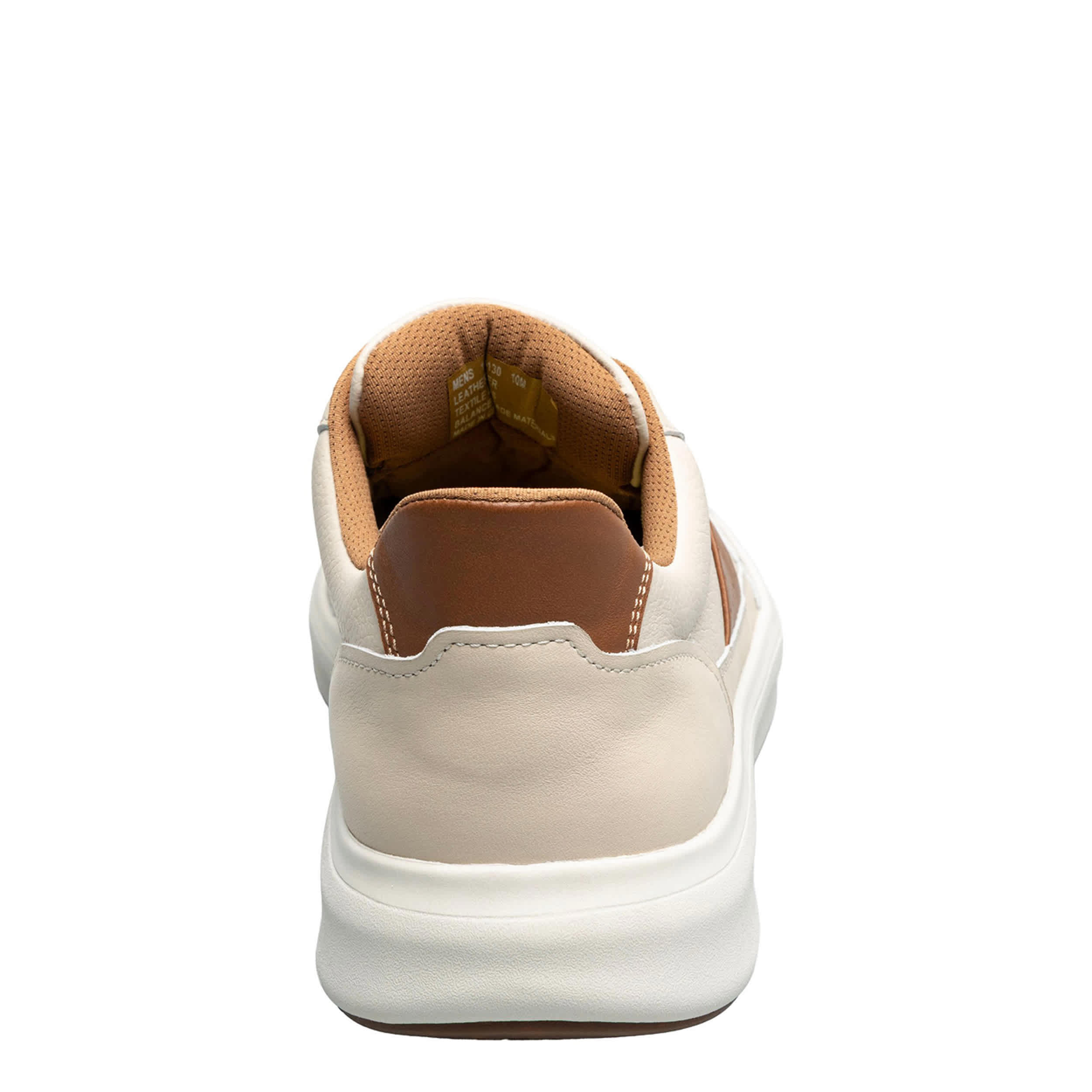 FLORSHEIM-MENS CROSSTOUR HANDS FREE SNEAKER-OFF WHITE & COGNAC
