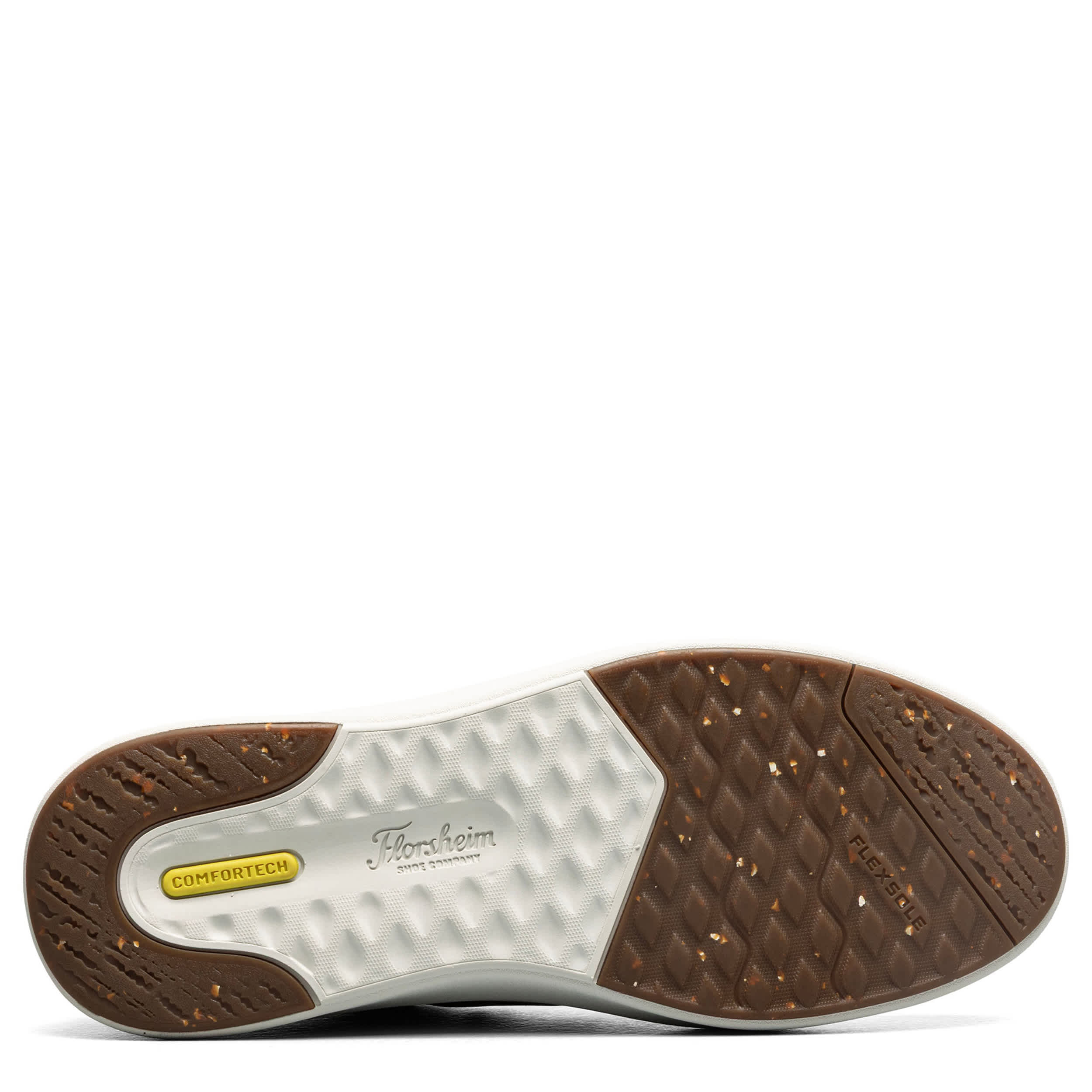 FLORSHEIM-MENS CROSSTOUR HANDS FREE SNEAKER-OFF WHITE & COGNAC