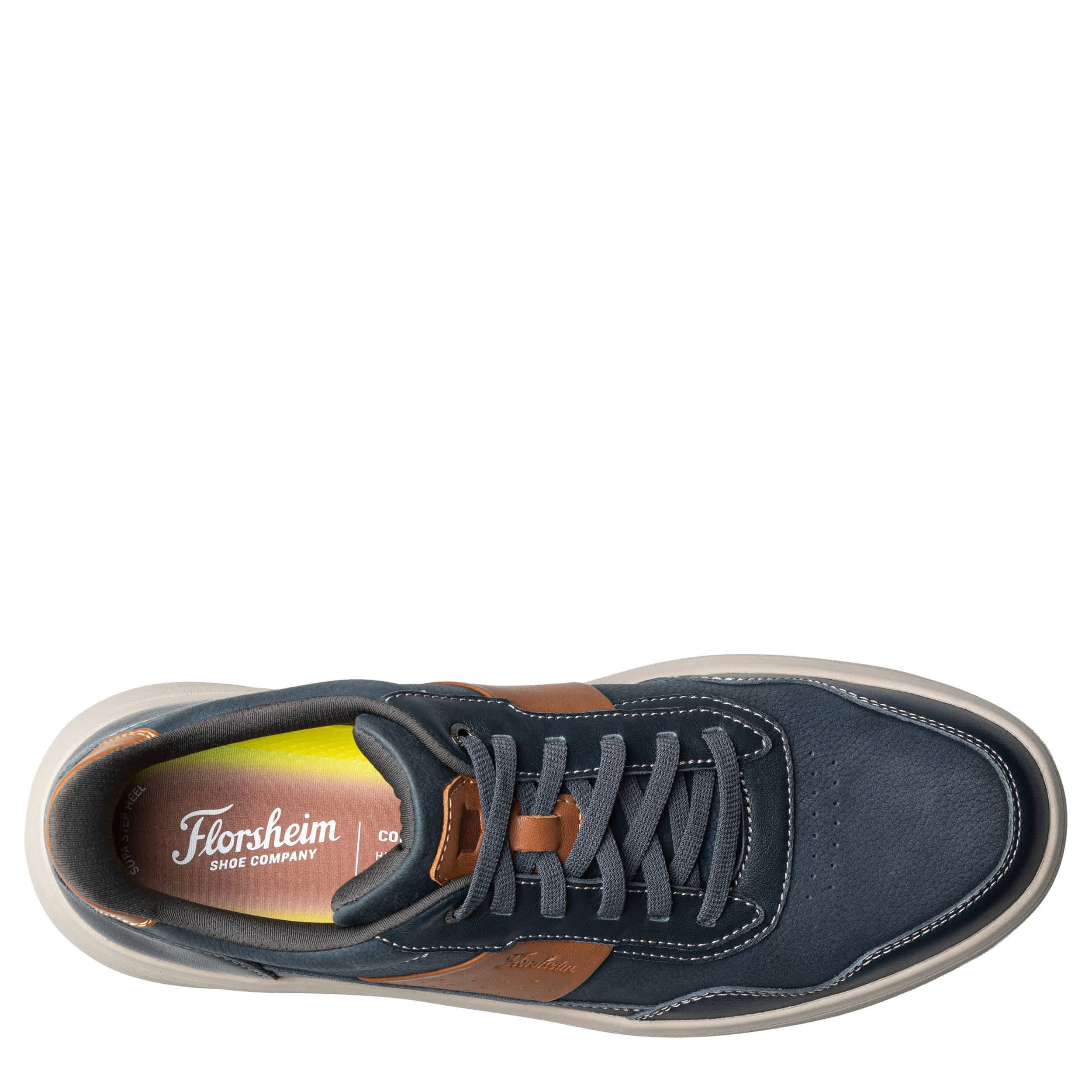FLORSHEIM-MENS CROSSTOUR HANDS FREE SNEAKER-NAVY & MULTICOLOR
