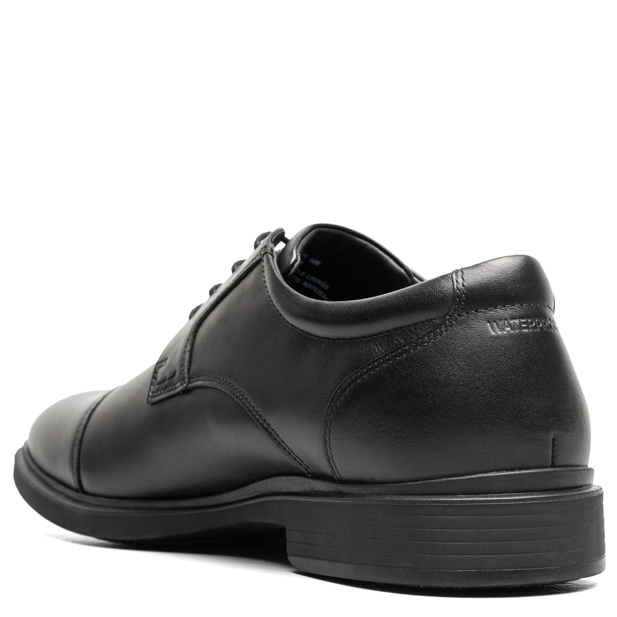 FLORSHEIM-MENS FORECAST II WATERPROOF CAP TOE OXFORD-BLACK & 