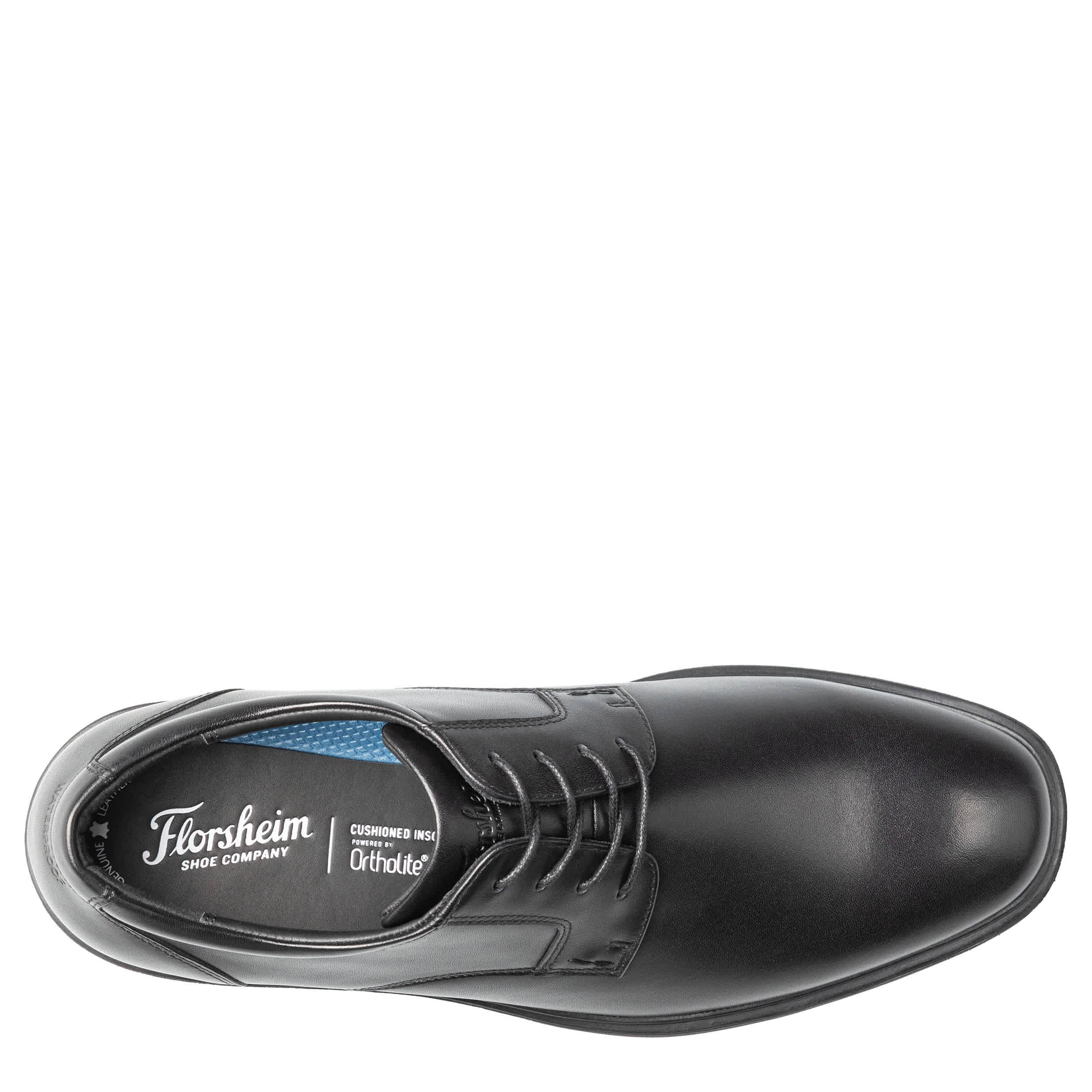 FLORSHEIM-MENS FORECAST II WATERPROOF OXFORD-BLACK & 