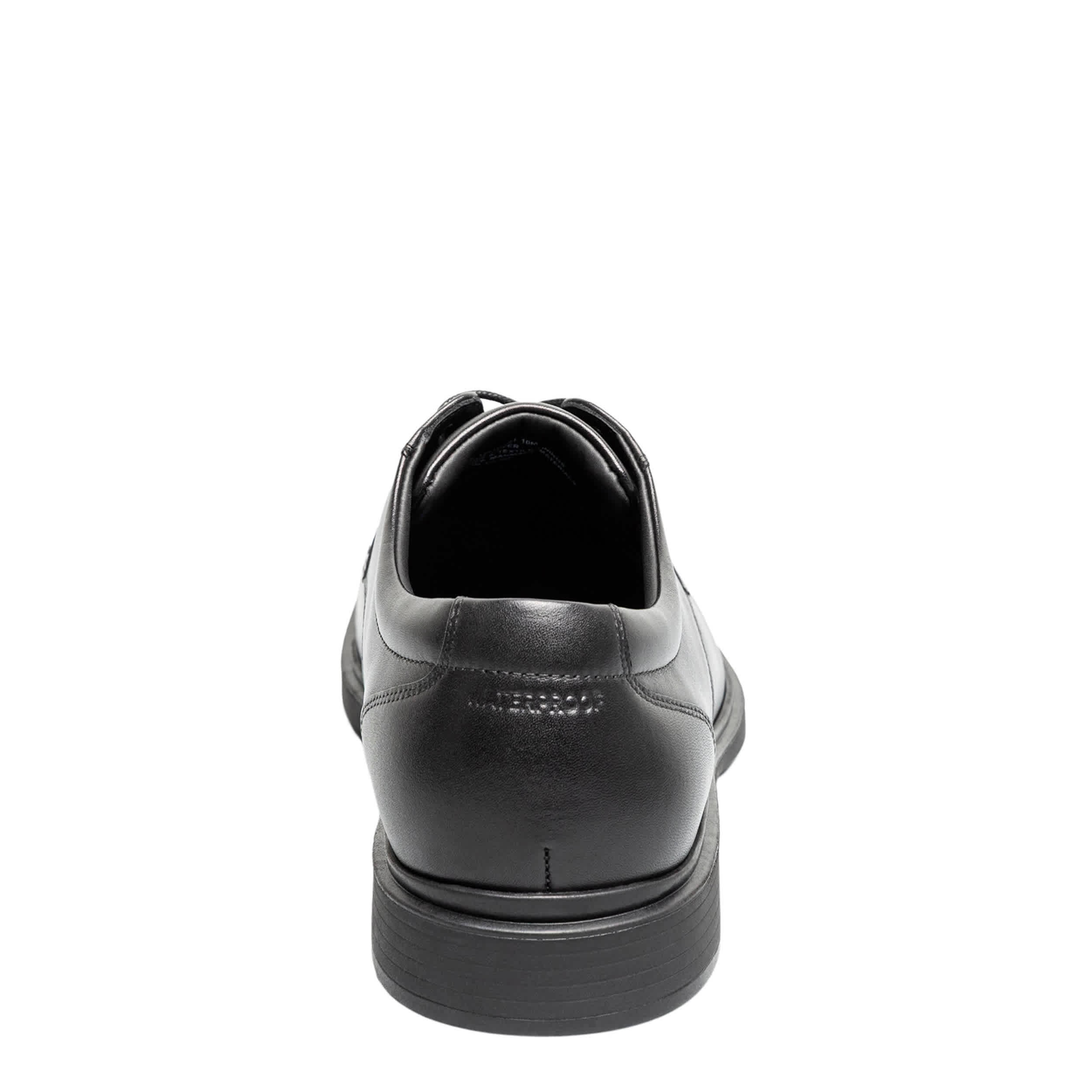 FLORSHEIM-MENS FORECAST II WATERPROOF BIKE TOE OXFORD-BLACK & 