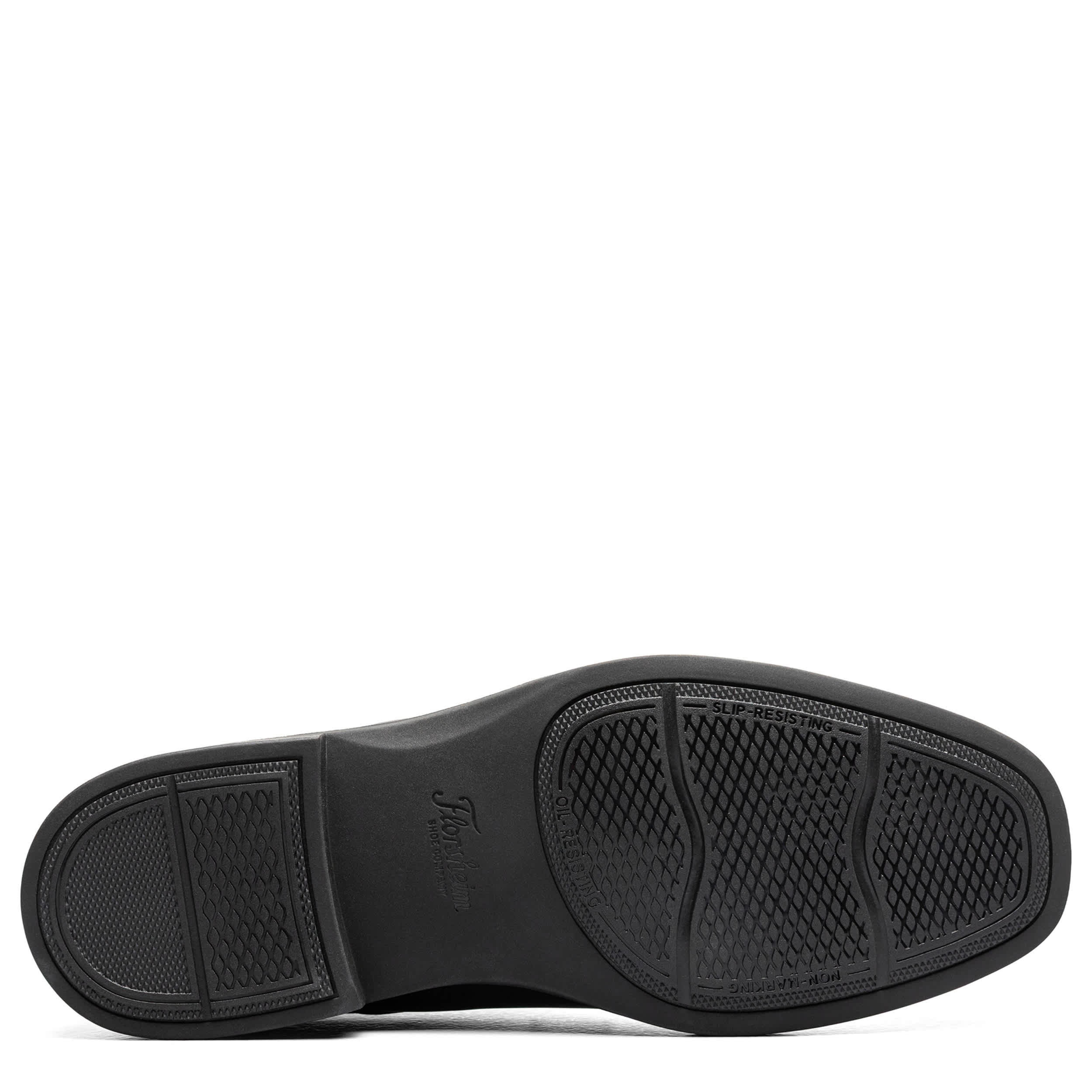 FLORSHEIM-MENS FORECAST II WATERPROOF BIKE TOE OXFORD-BLACK & 