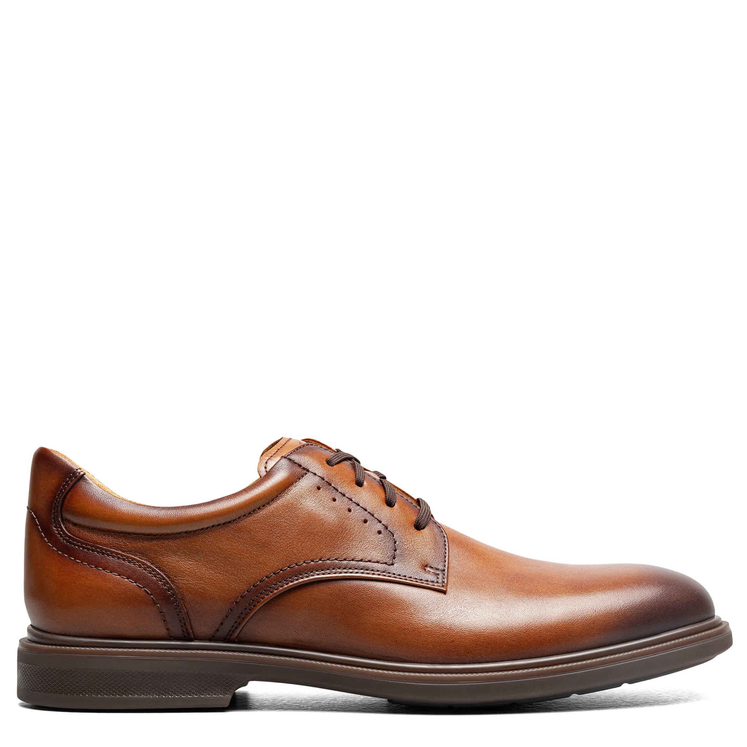 FLORSHEIM-MENS HIGHRISE HANDS FREE OXFORD-COGNAC & 