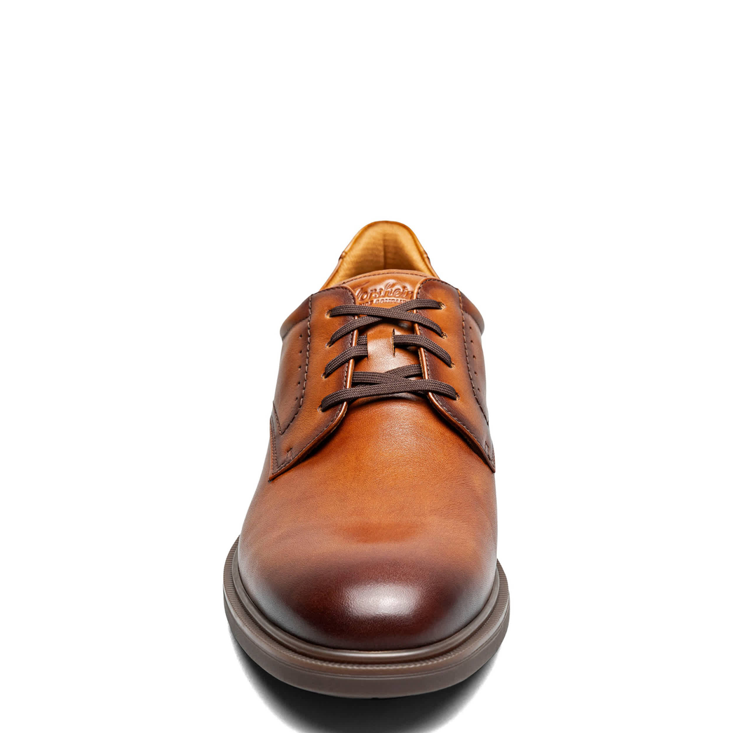 FLORSHEIM-MENS HIGHRISE HANDS FREE OXFORD-COGNAC & 