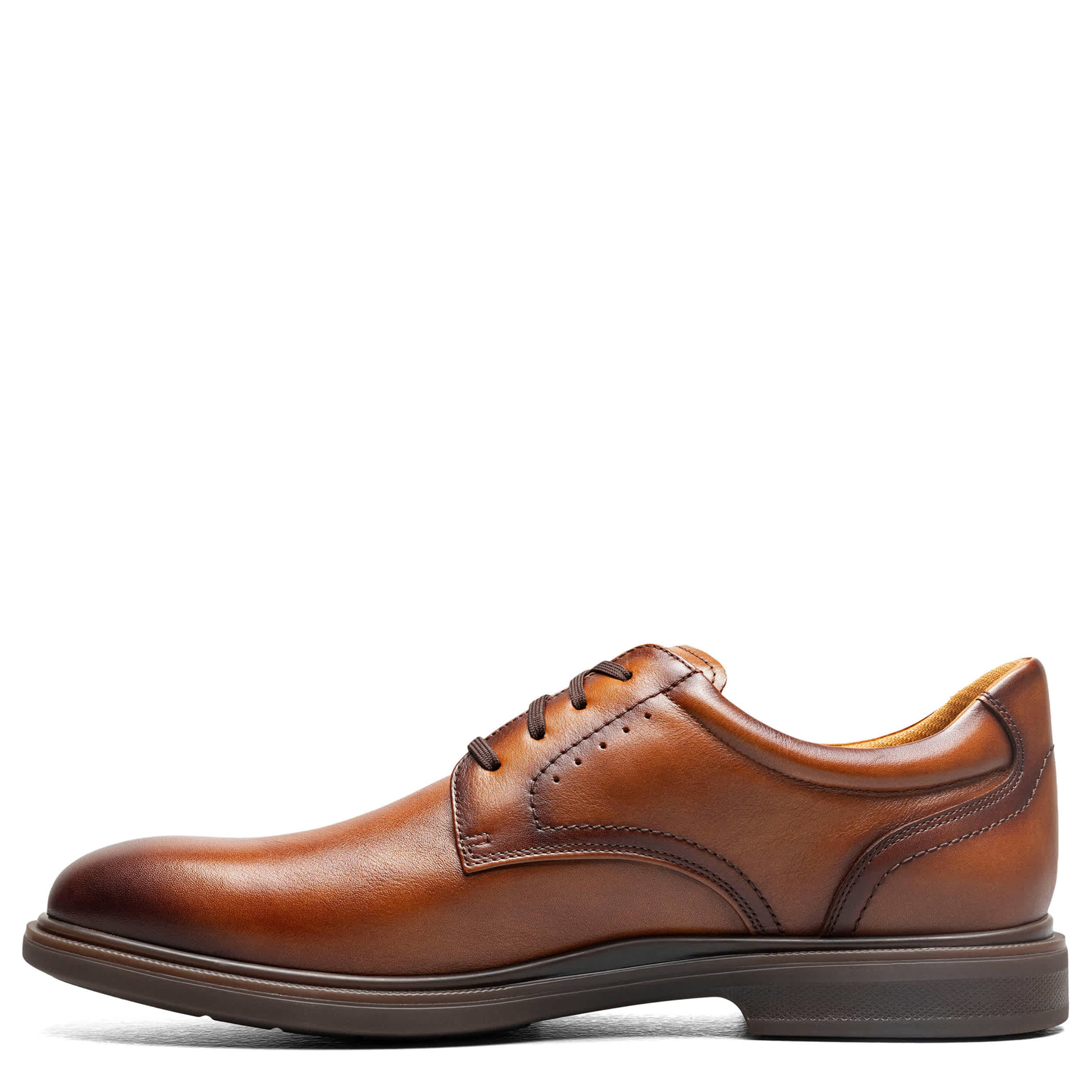FLORSHEIM-MENS HIGHRISE HANDS FREE OXFORD-COGNAC & 