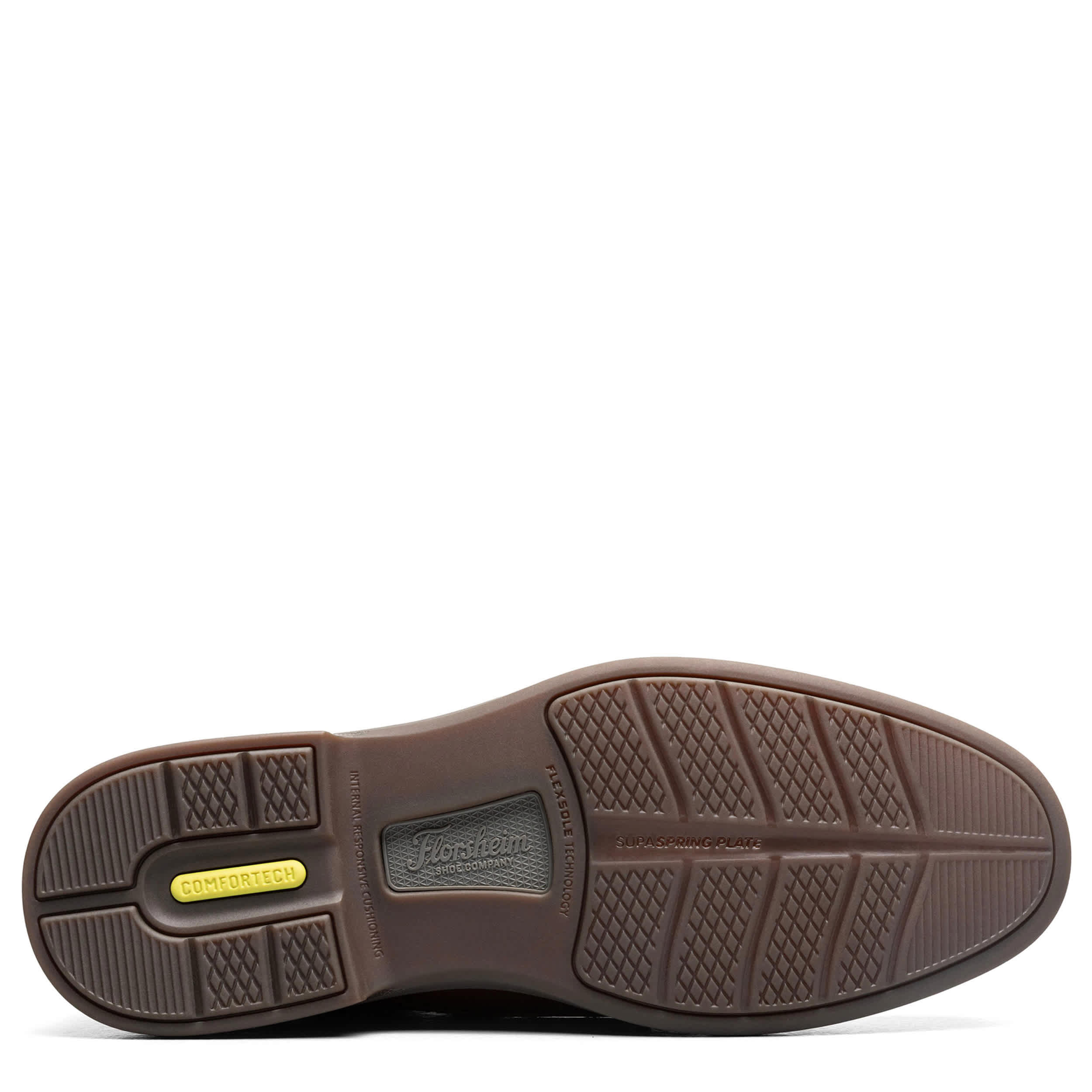 FLORSHEIM-MENS HIGHRISE HANDS FREE OXFORD-COGNAC & 