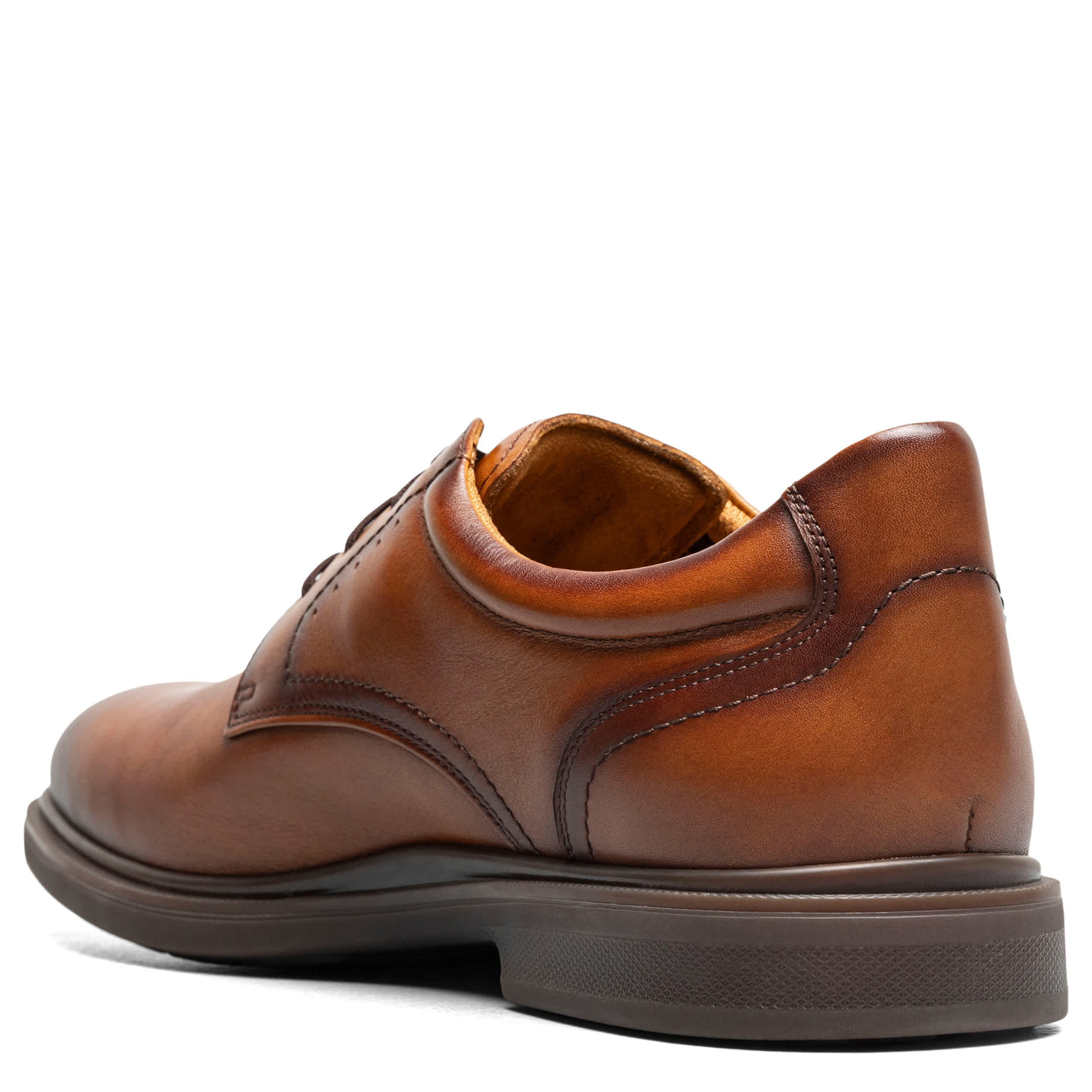 FLORSHEIM-MENS HIGHRISE HANDS FREE OXFORD-COGNAC & 