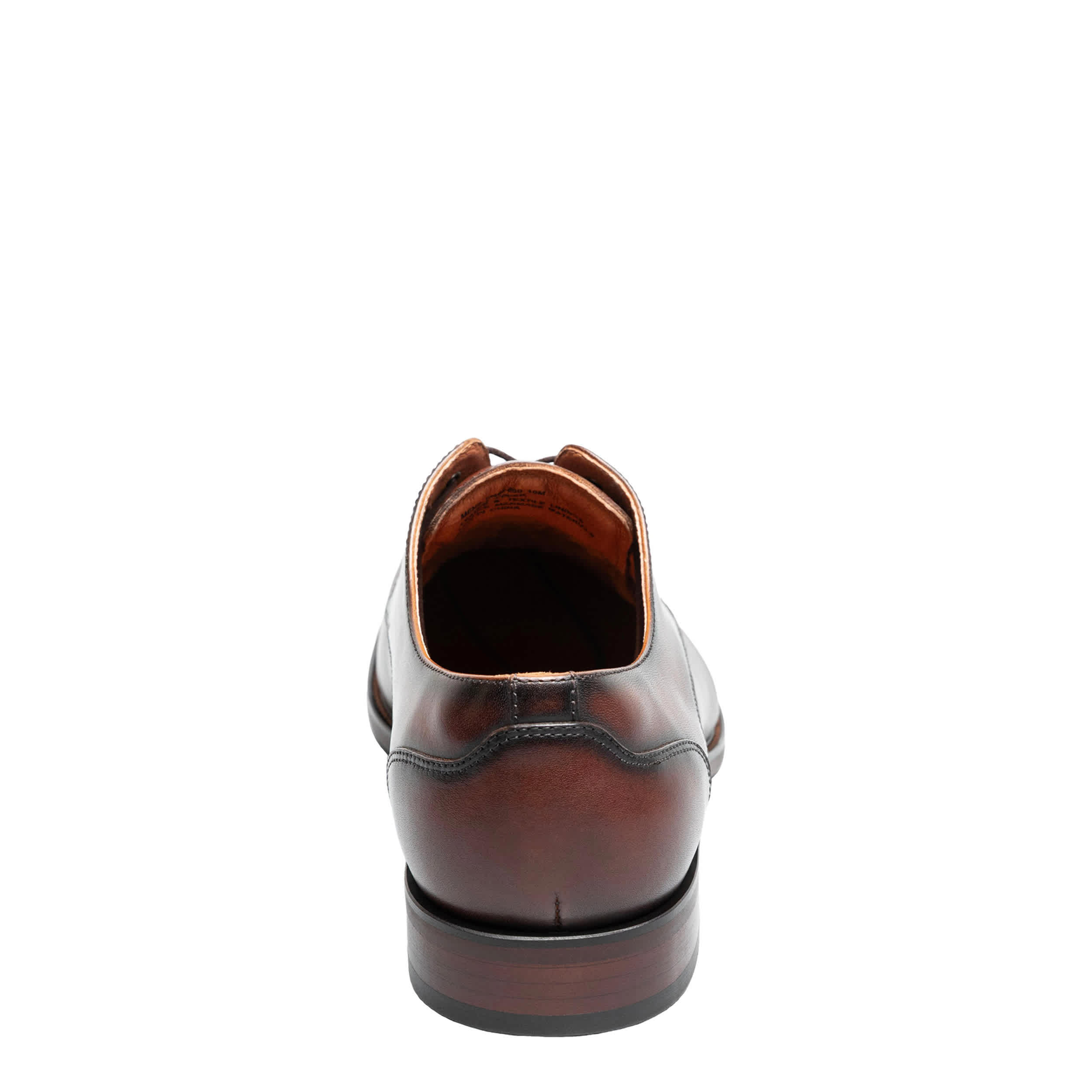 FLORSHEIM-MENS SORRENTO LUX OXFORD-BROWN & 