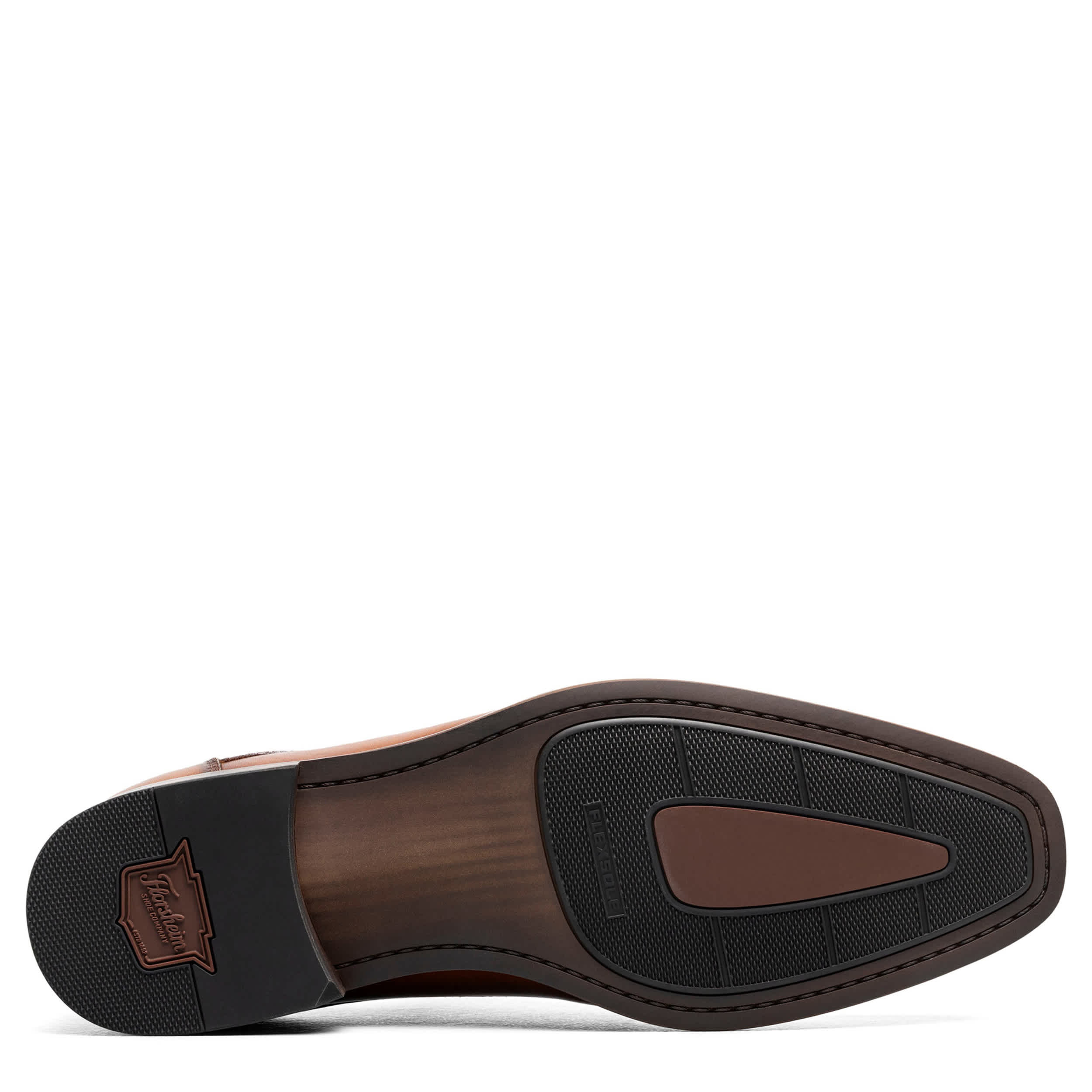 FLORSHEIM-MENS SORRENTO LUX OXFORD-COGNAC & 