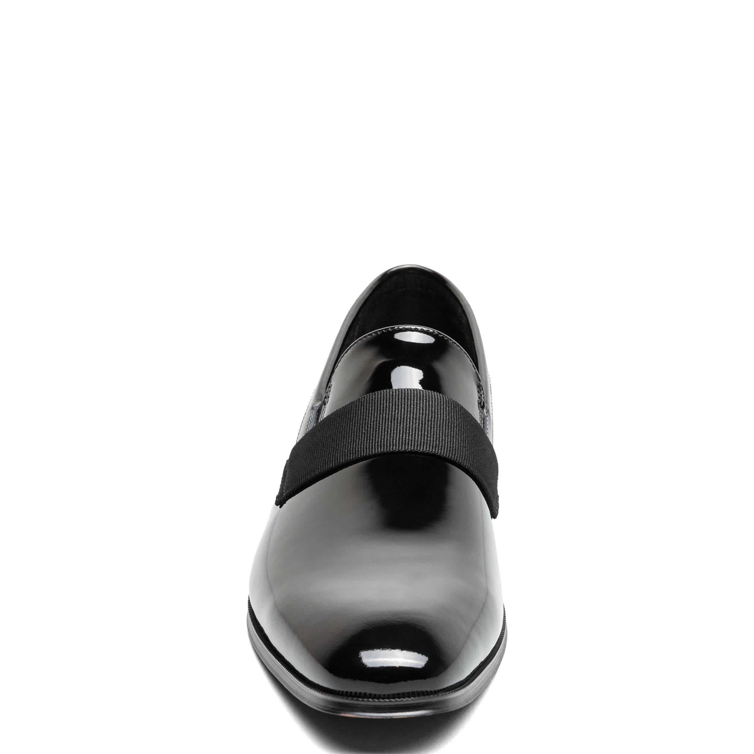 FLORSHEIM-MENS TUX STRAP SLIP ON-BLACK & 